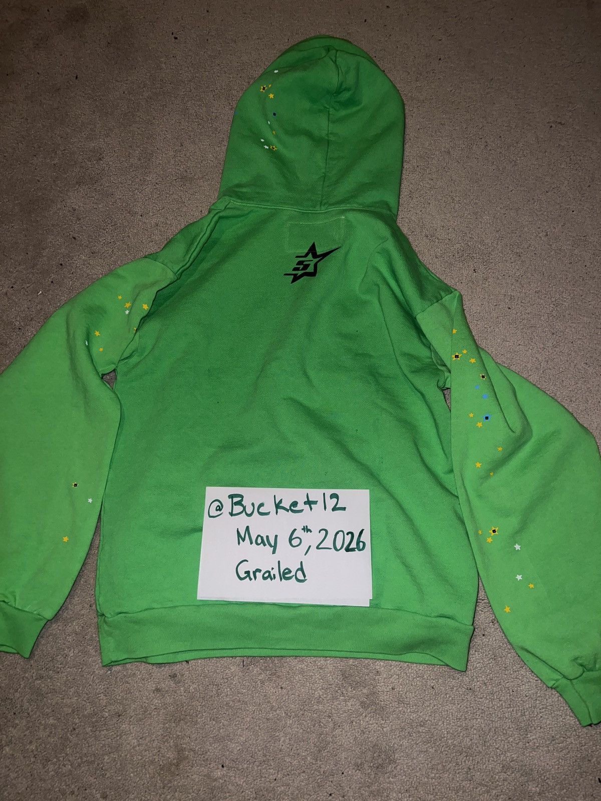 Sp5der Green Sp5der Hoodie Rhinestone Size US M / EU 48-50 / 2 - 4 Thumbnail