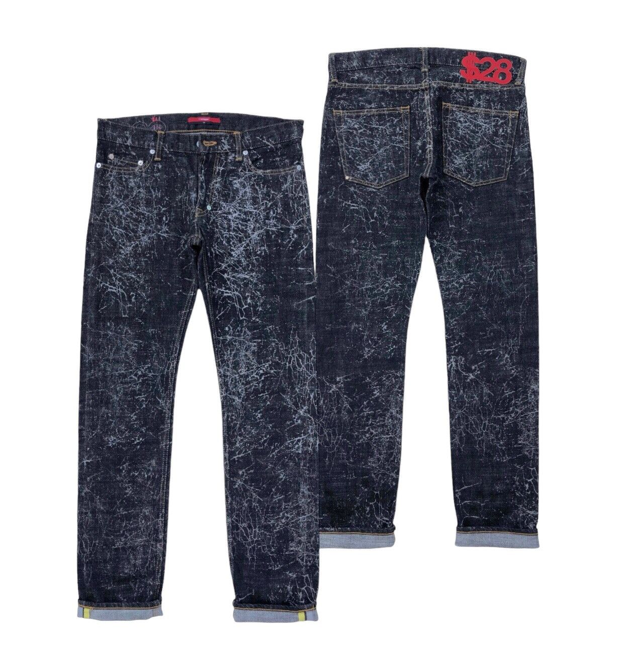 Swagger Swagger Selvedge Abstract Art Jeans Size US 30 / EU 46 - 1 Thumbnail