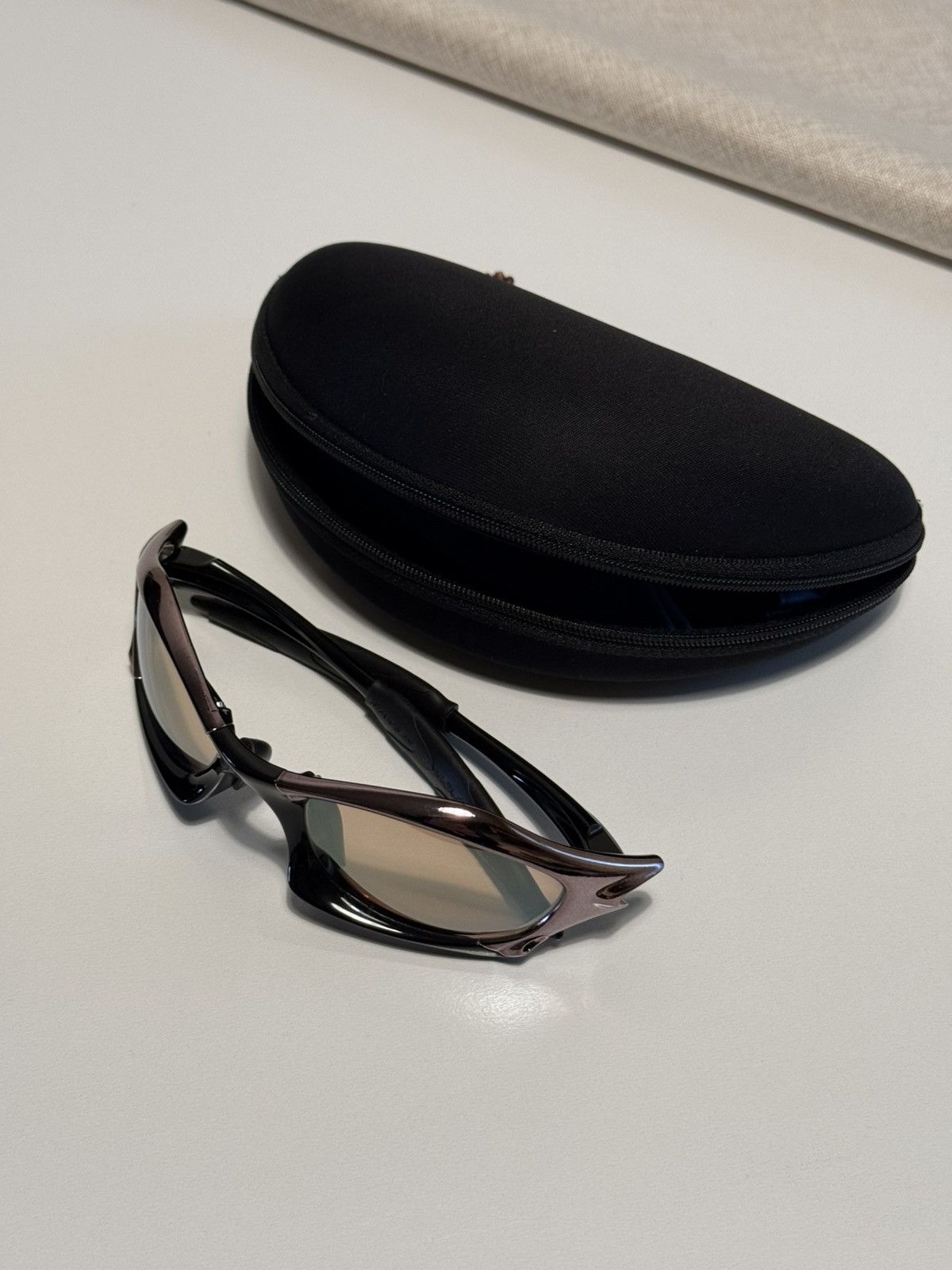 Oakley OAKLEY SPLICE BLACK CHROME SUNGLASSES Size ONE SIZE - 6 Thumbnail