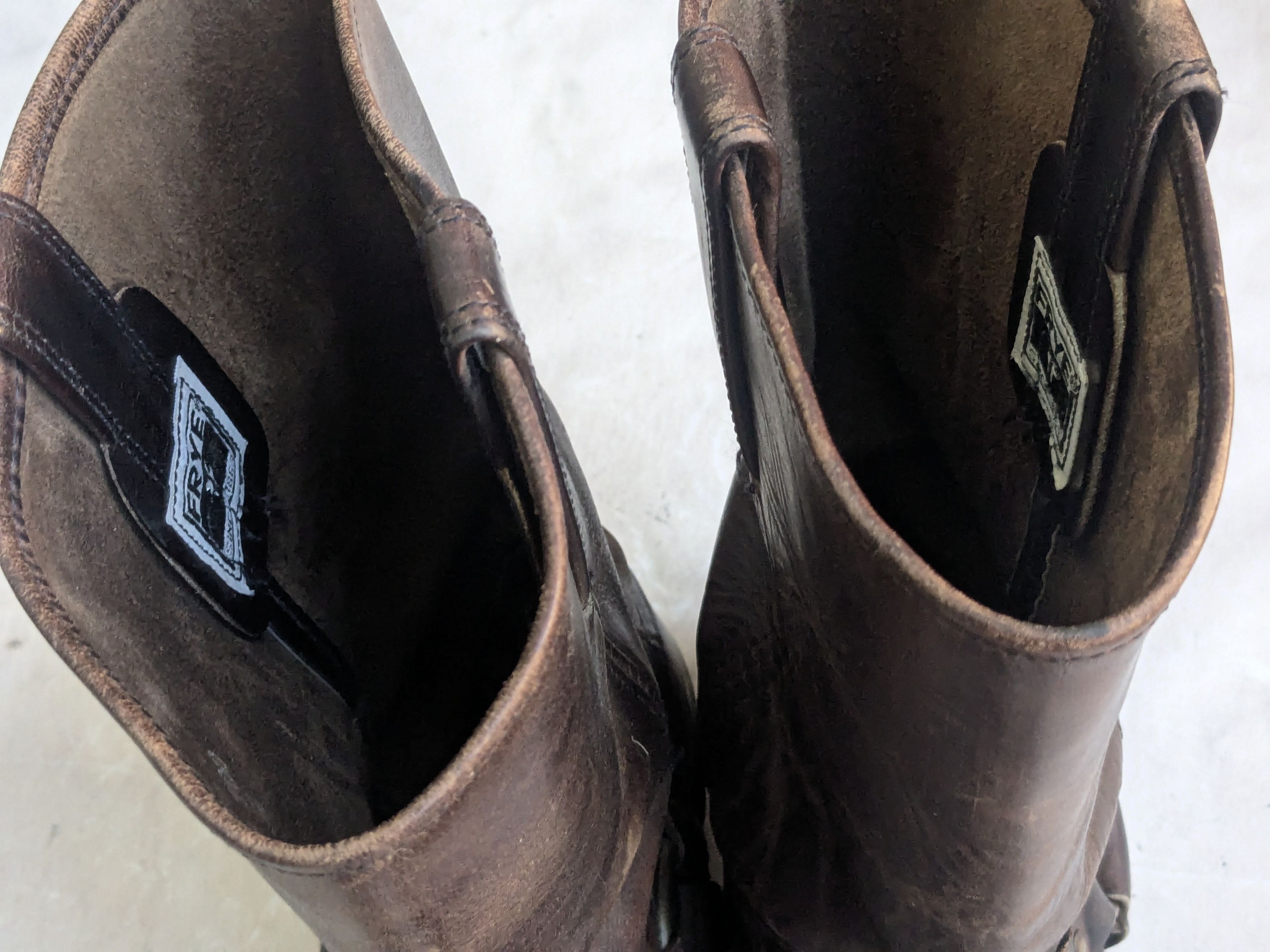 Frye Frye Harness Boots Brown 11.5 M Leather Buckle Size US 11.5 / EU 44-45 - 2 Thumbnail