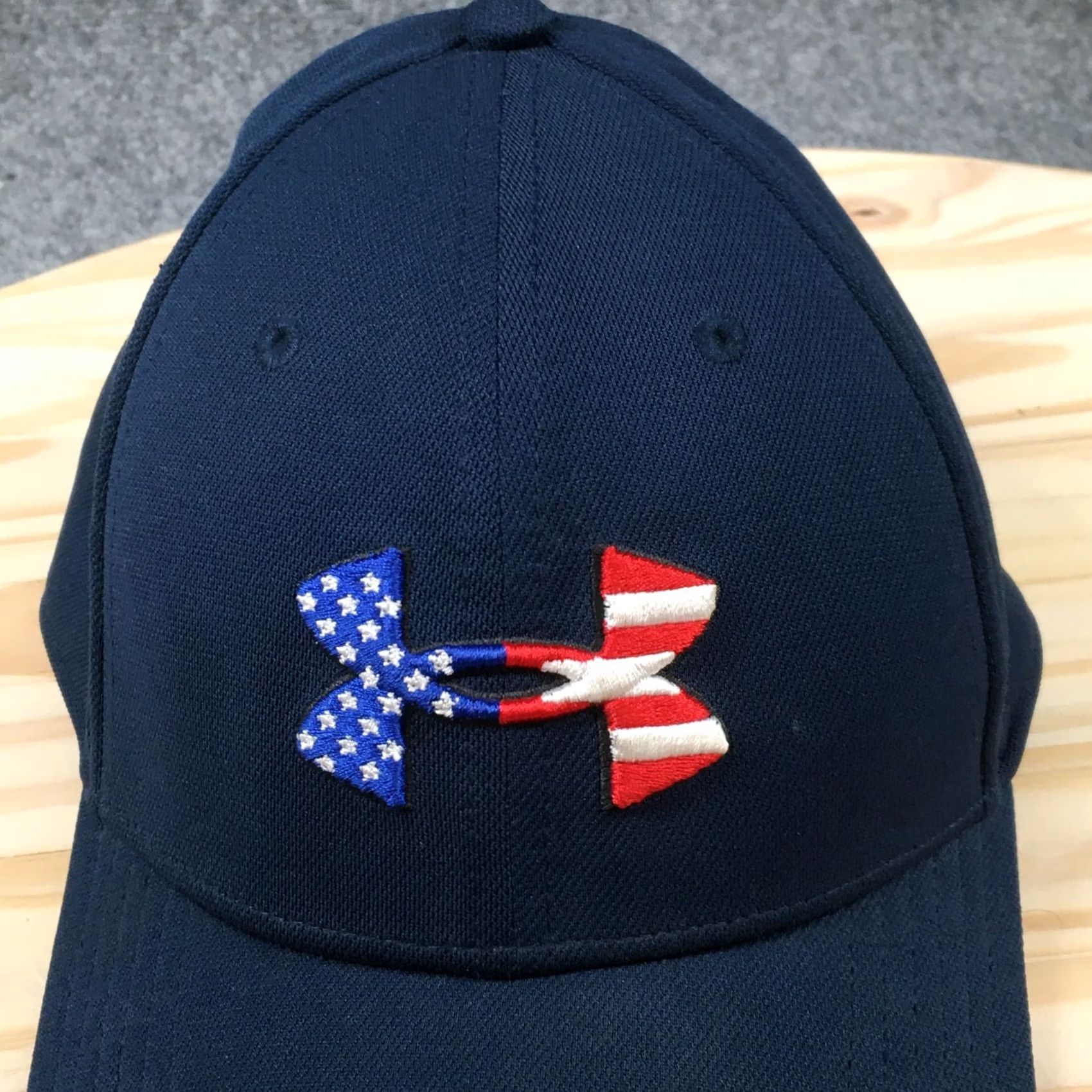 Under Armour Under Armour Baseball Cap Unisex Purple M-L Embroidered Logo Freedom Blitzing Size ONE SIZE - 3 Thumbnail