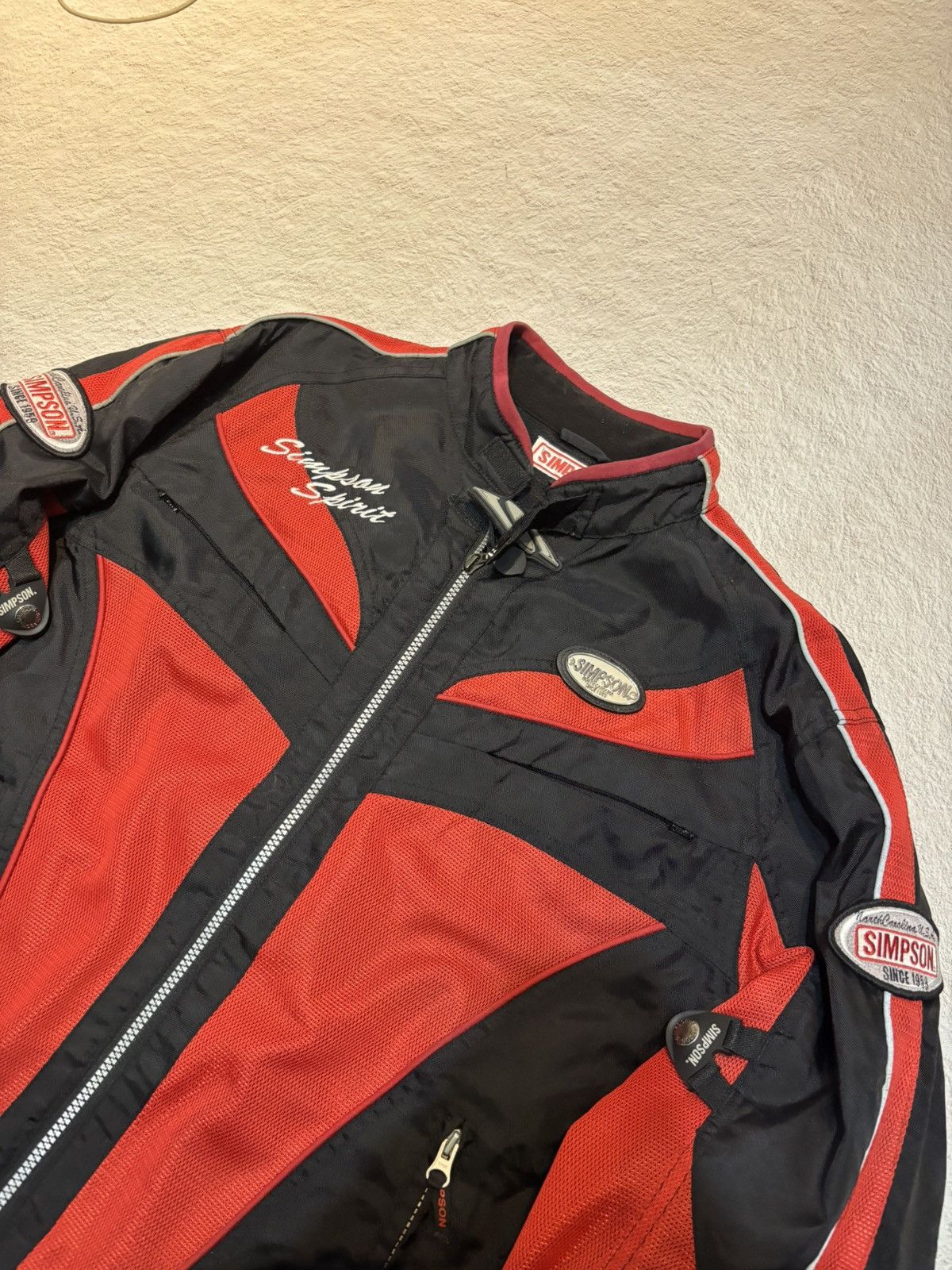 Japanese Brand Simpson racing jacket mesh vintage Size US L / EU 52-54 / 3 - 5 Thumbnail