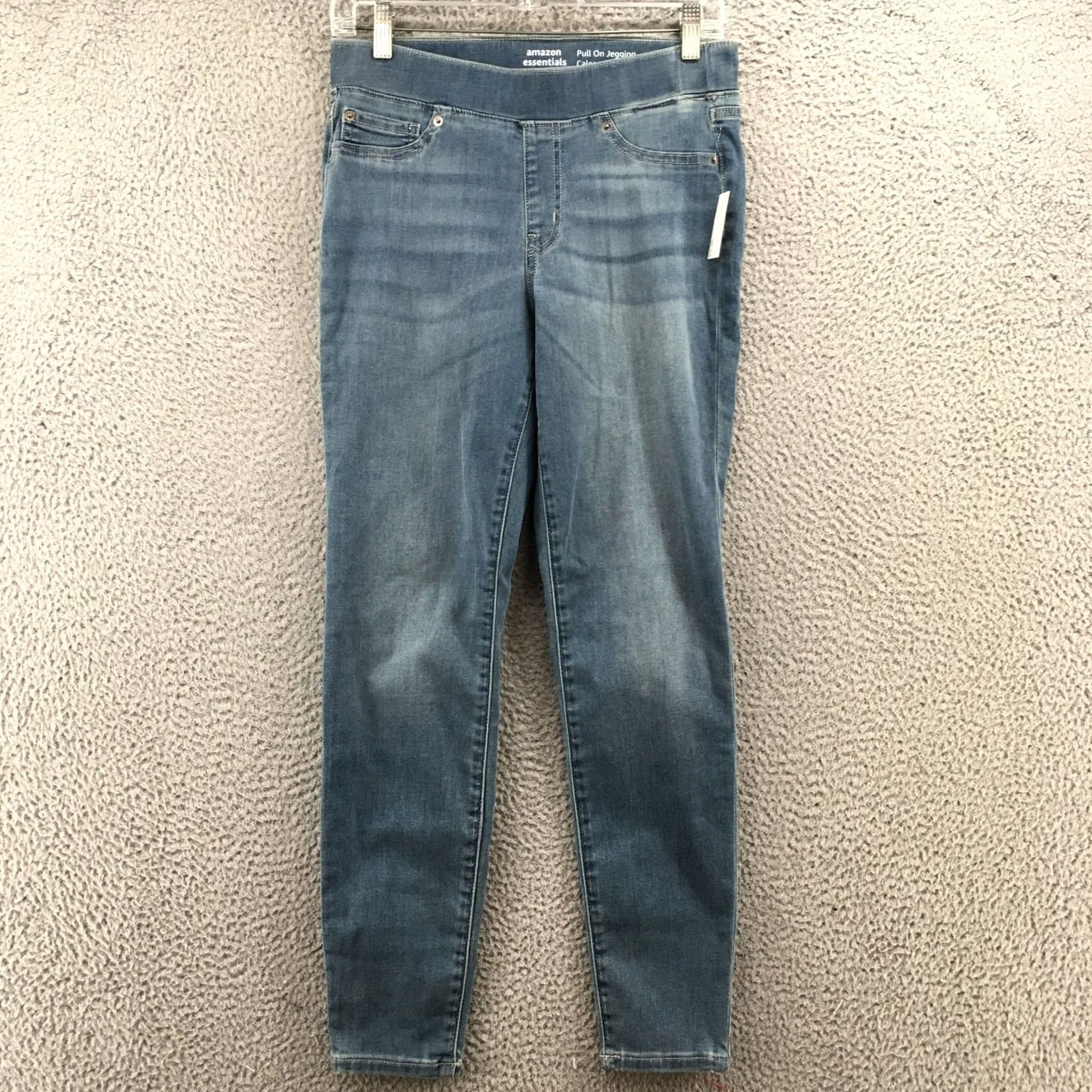 Essentials Amazon Essentials Jeans Womens 6 Short Blue Denim Mid Rise Jeggings Size 28" / US 6 / IT 42 - 2 Thumbnail