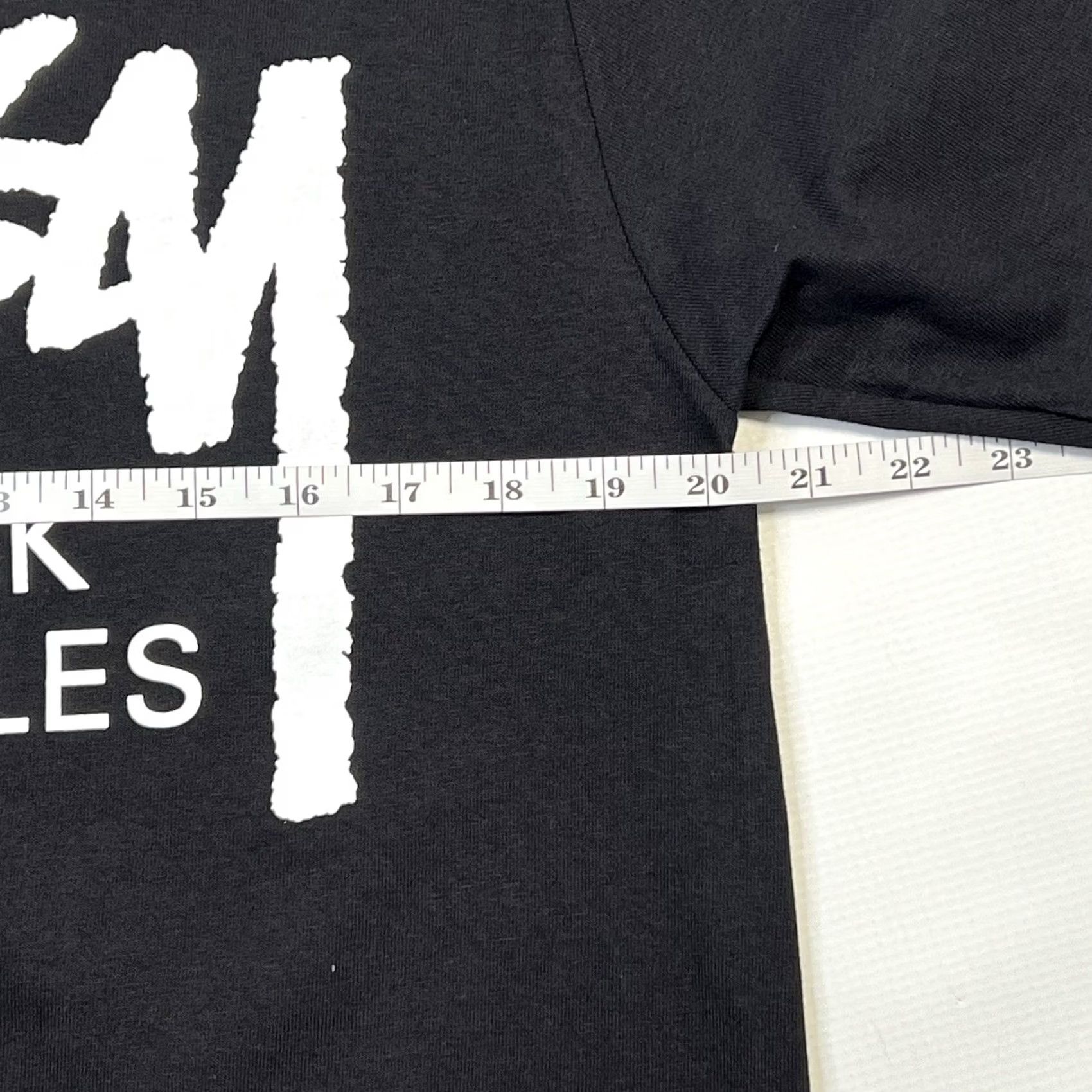Vintage VINTAGE Stussy World Tour Tee Shirt Black Mens M Size Short Sleeve Logo 2020s Graphic Print Crew Neck Size US M / EU 48-50 / 2 - 4 Thumbnail