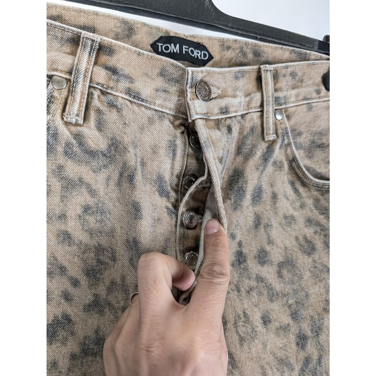 o1rshd1 Denim Pant in Aged Leopard 34