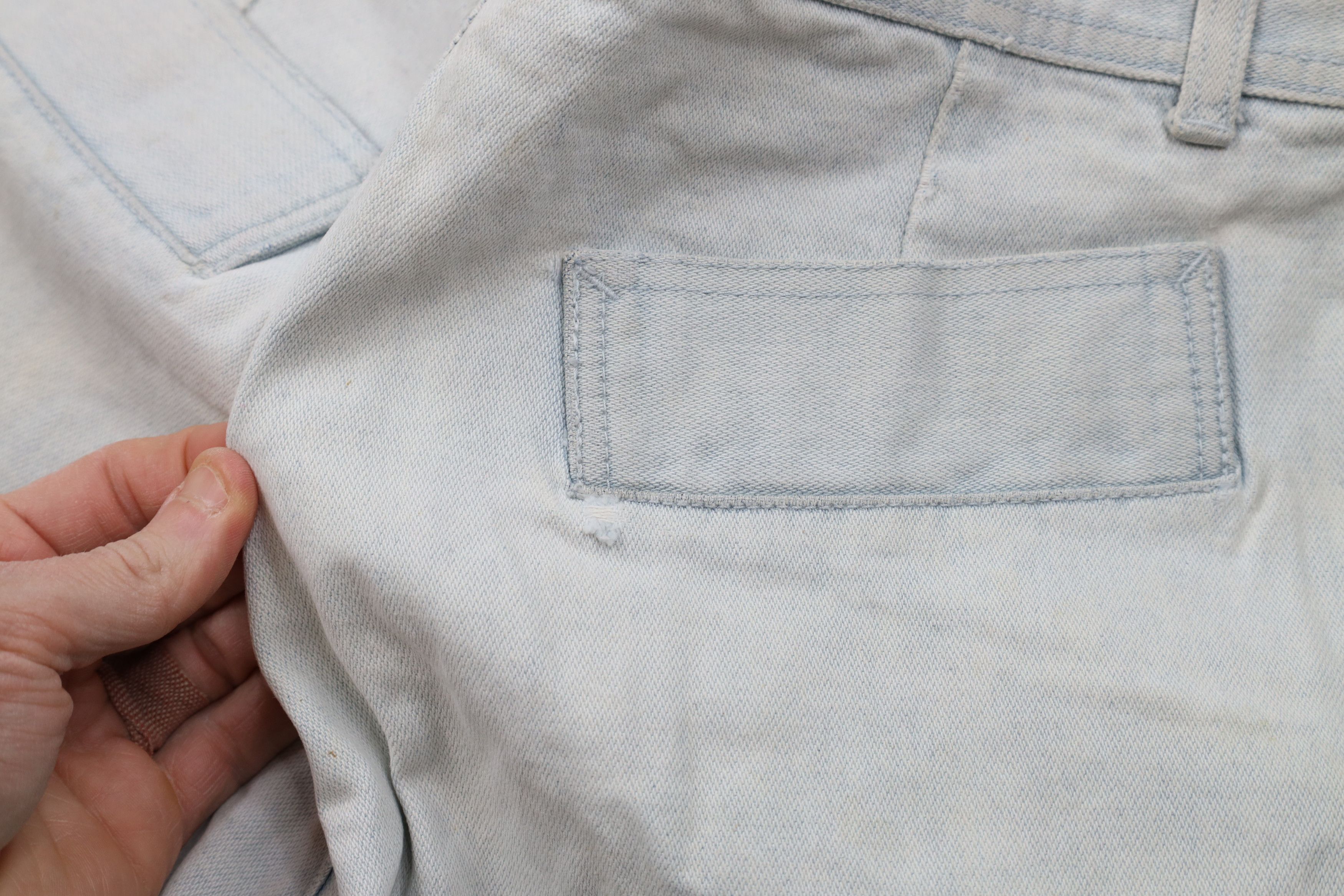 Vintage Vintage 70s Streetwear Flared Bootcut Denim Jeans Blue Size US 32 / EU 48 - 14 Thumbnail