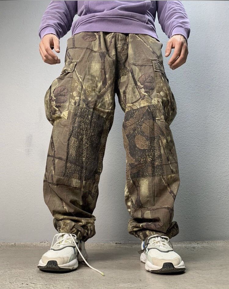 Japanese Brand Vintage Baggy Fit Pants Watanabe Avantgarde SK8 Y2K Opium Size US 36 / EU 52 - 1 Thumbnail