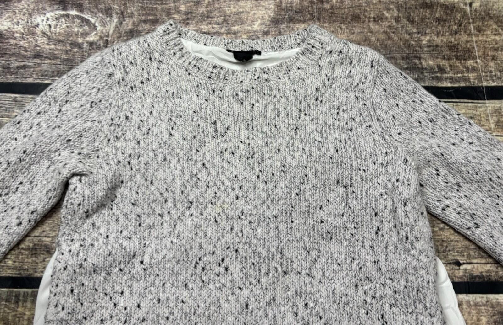 Club Monaco Club Monaco Sweater Womens XS Wool Blend Twofer Confetti Size XS / US 0-2 / IT 36-38 - 4 Thumbnail