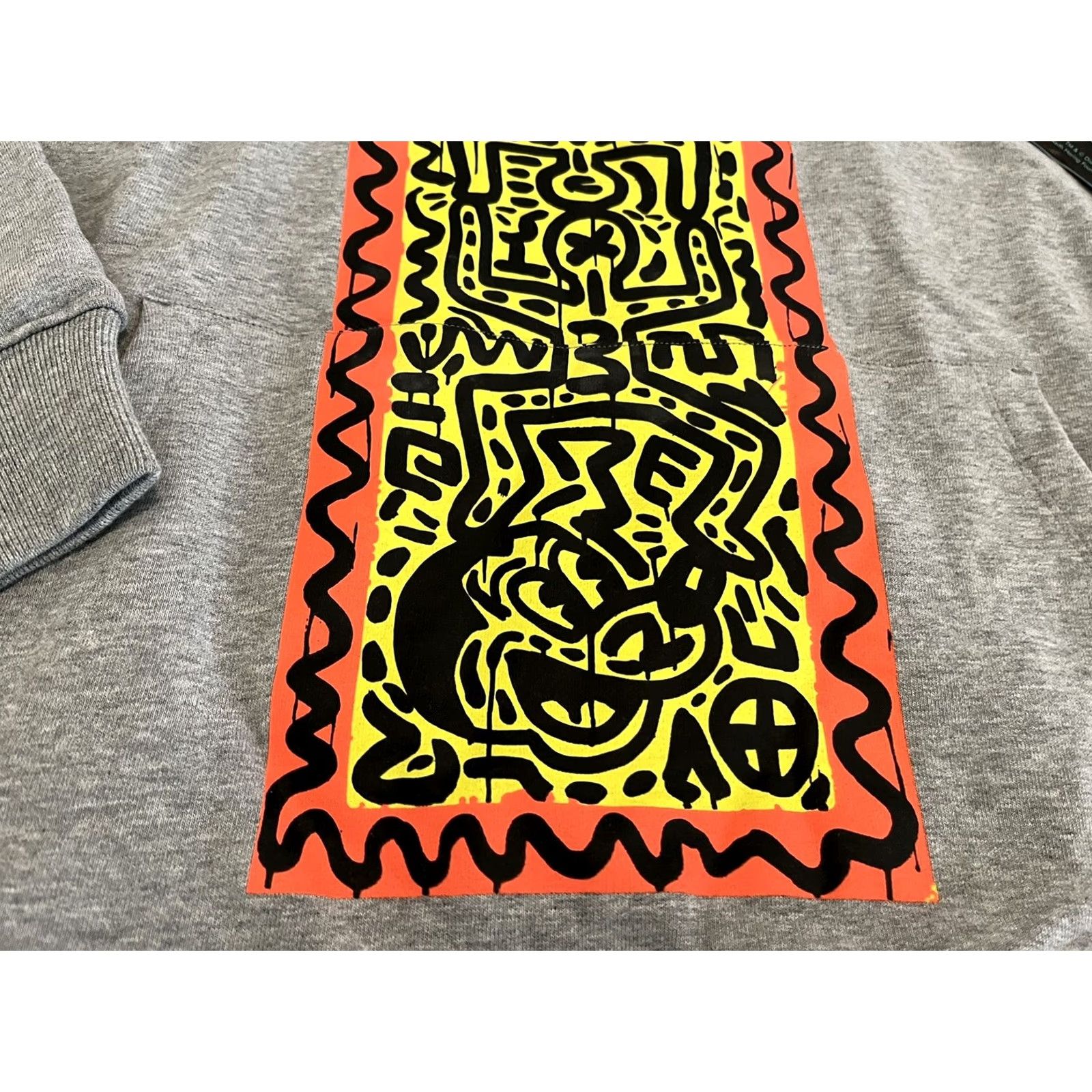 Diamond Supply Co. VINTAGE Diamond Supply Co Disney Mickey Mouse X Keith Haring Gray Hoodie Sweater 2XL XXL Mens 2XL Hoodie Mickey Mouse Gray Pullover 90s Size US XXL / EU 58 / 5 - 2 Thumbnail