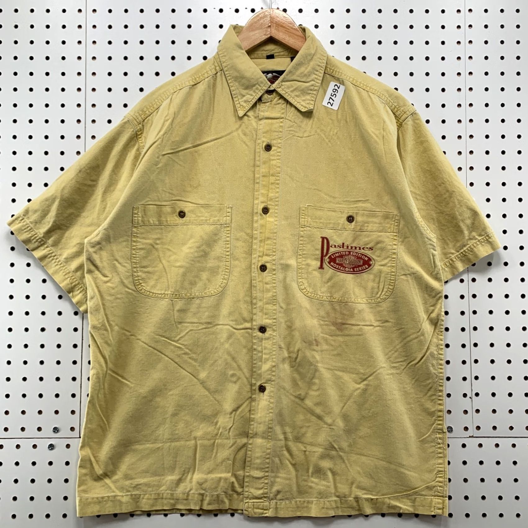 Harley Davidson Harley Davidson Yellow Shirt Limited Edition Nostalgia Series Mens Medium Button-Up Size US M / EU 48-50 / 2 - 2 Thumbnail