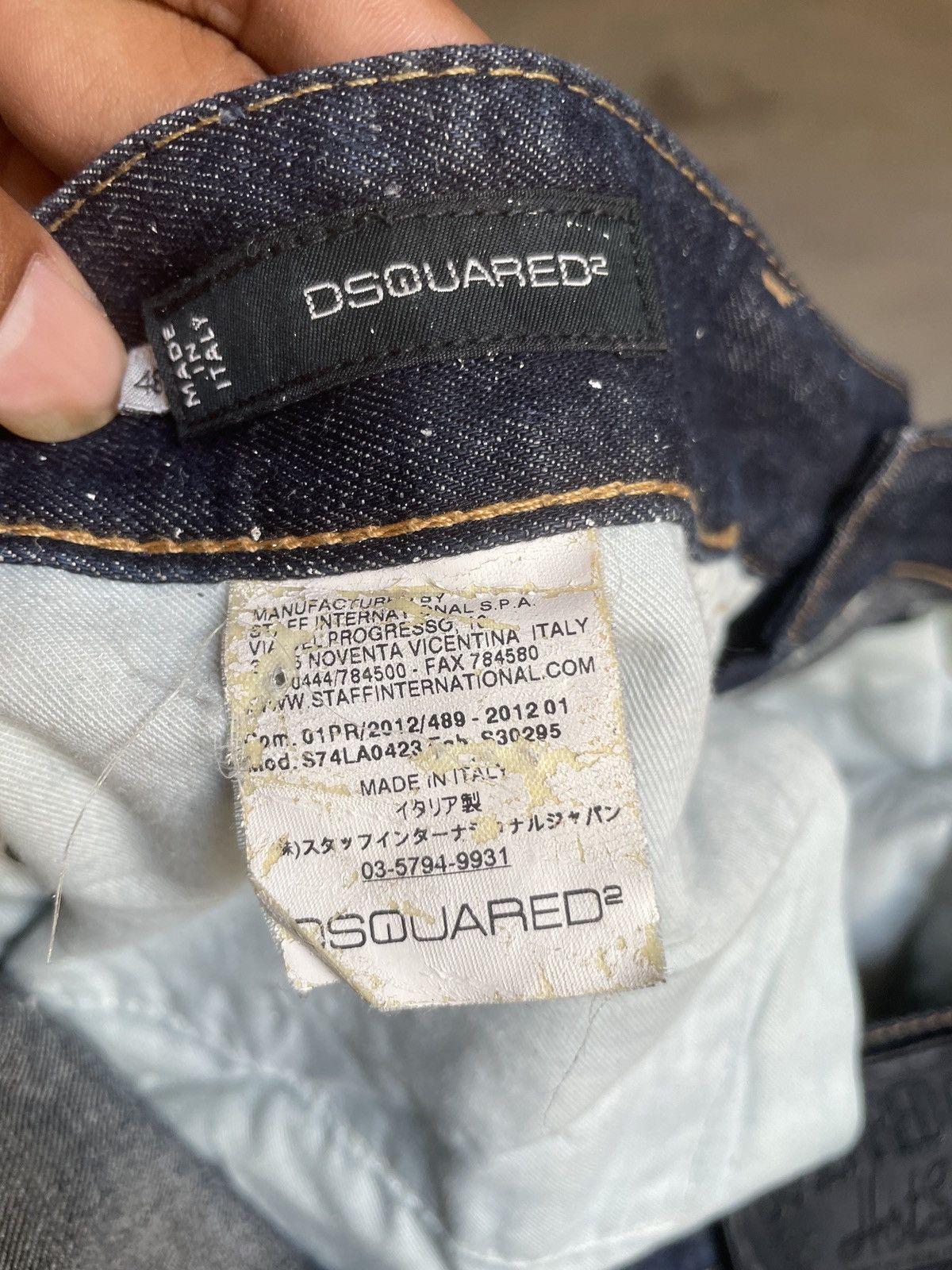 Dsquared2 Dsquared Straight Denim Jeans Distrassed Size 24" / US 00 / IT 34 - 9 Thumbnail