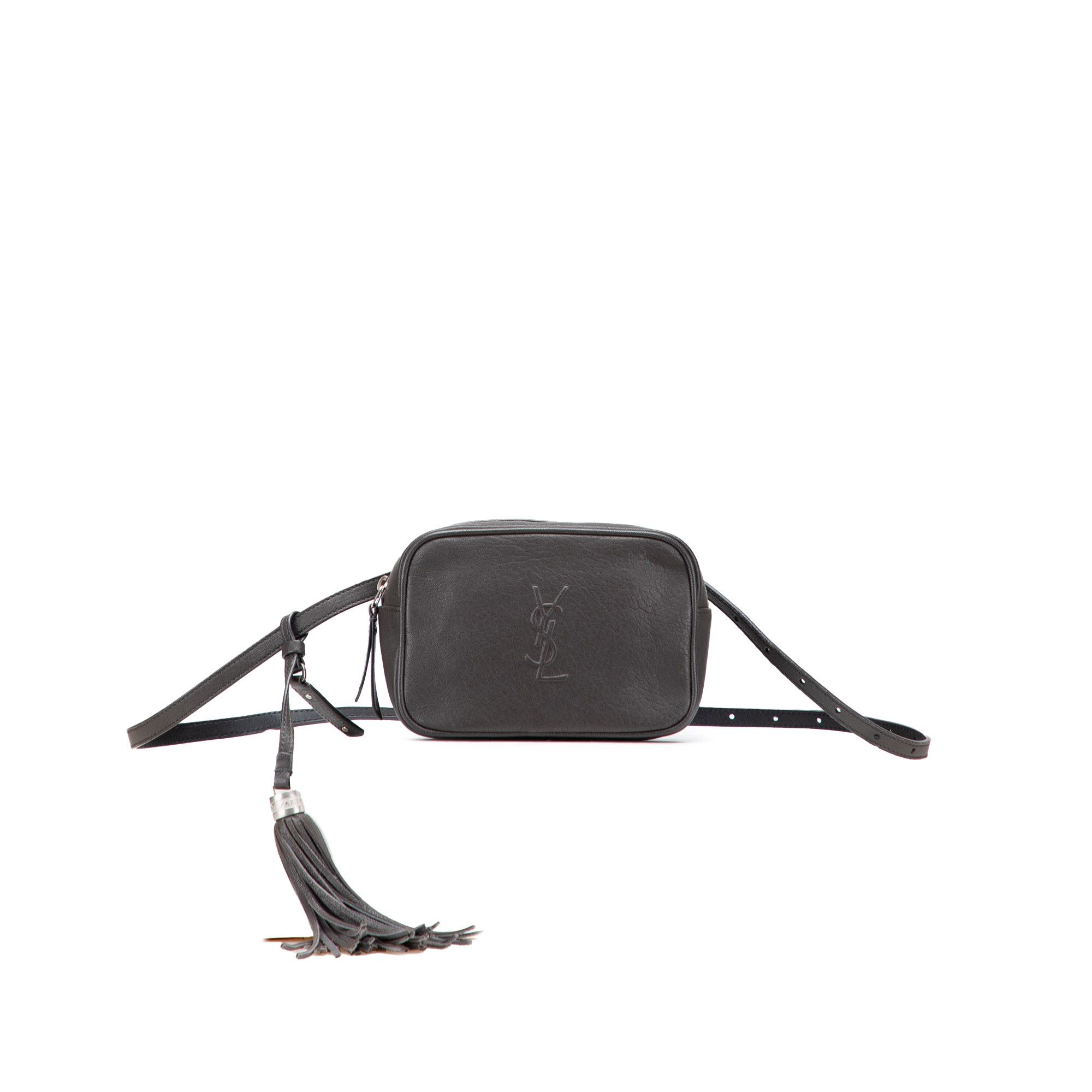 Yves Saint Laurent Lambskin Monogram Lou Belt Bag