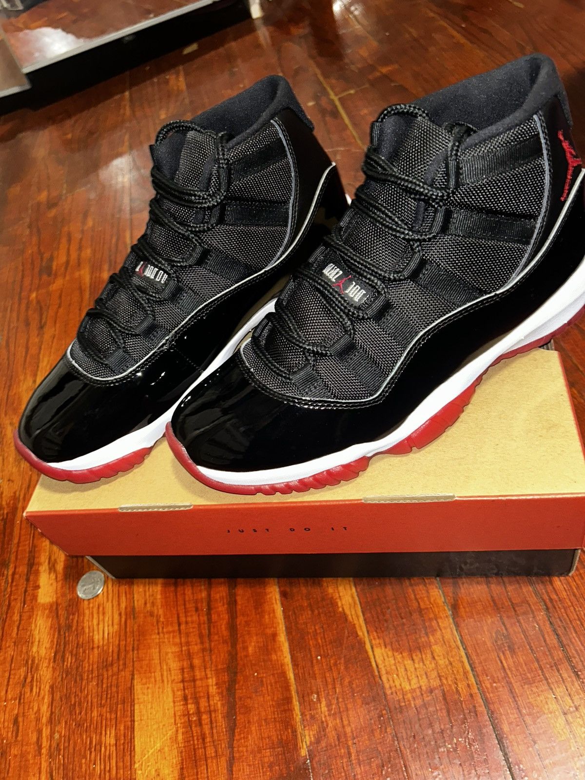 Jordan Brand Jordan 11bred Size 9.5M Brand NEW Size US 9.5 / EU 42-43 - 3 Thumbnail