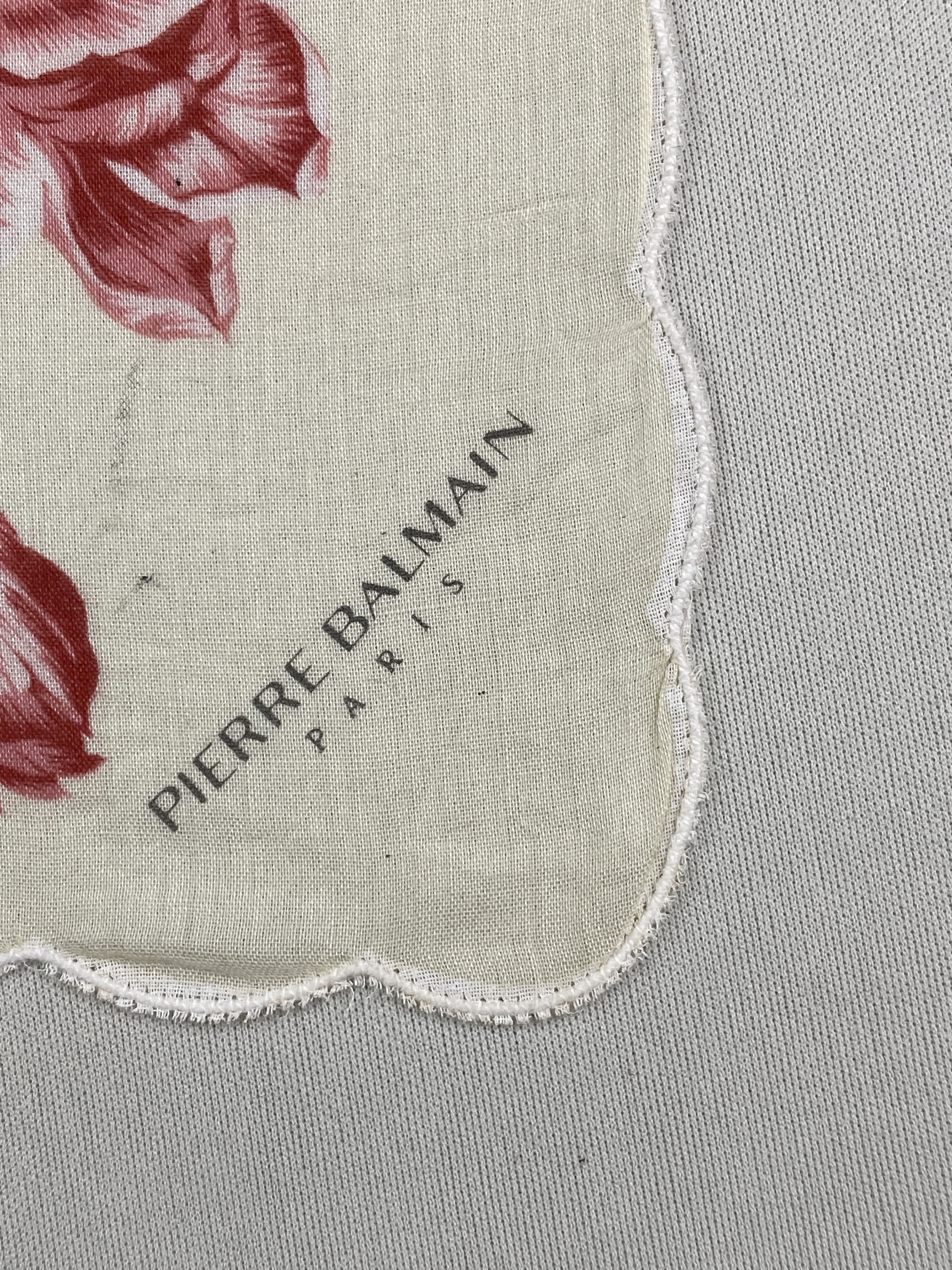 Pierre Balmain Vtg Pierre Balmain Handkerchief Pocket Square Bandana HM0009 Size ONE SIZE - 6 Thumbnail