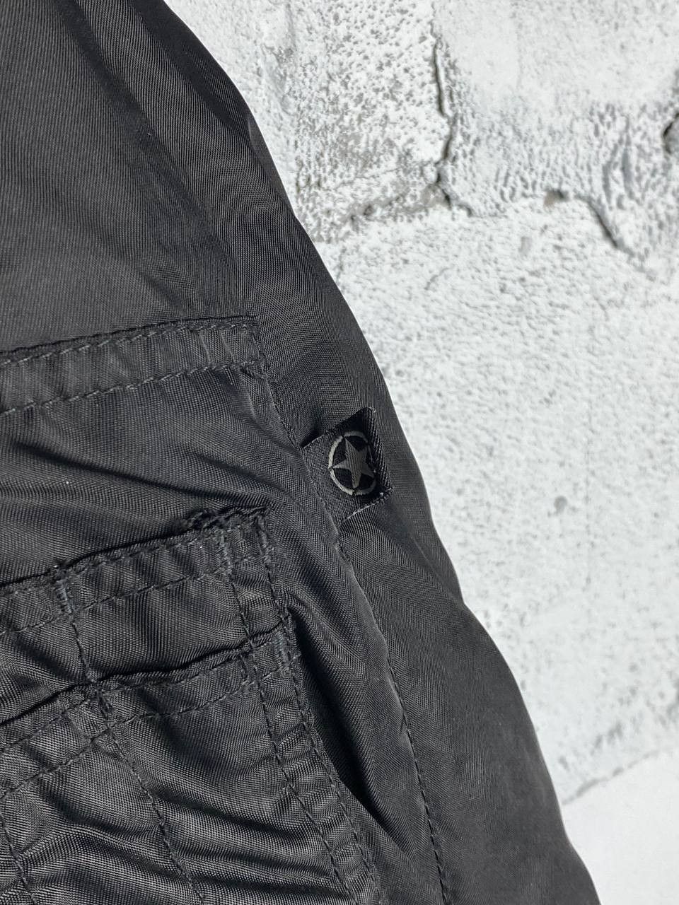 Japanese Brand Vintage Mil Tec Punk Baggy MA 1 Bomber Army Jacket black Size US L / EU 52-54 / 3 - 7 Thumbnail