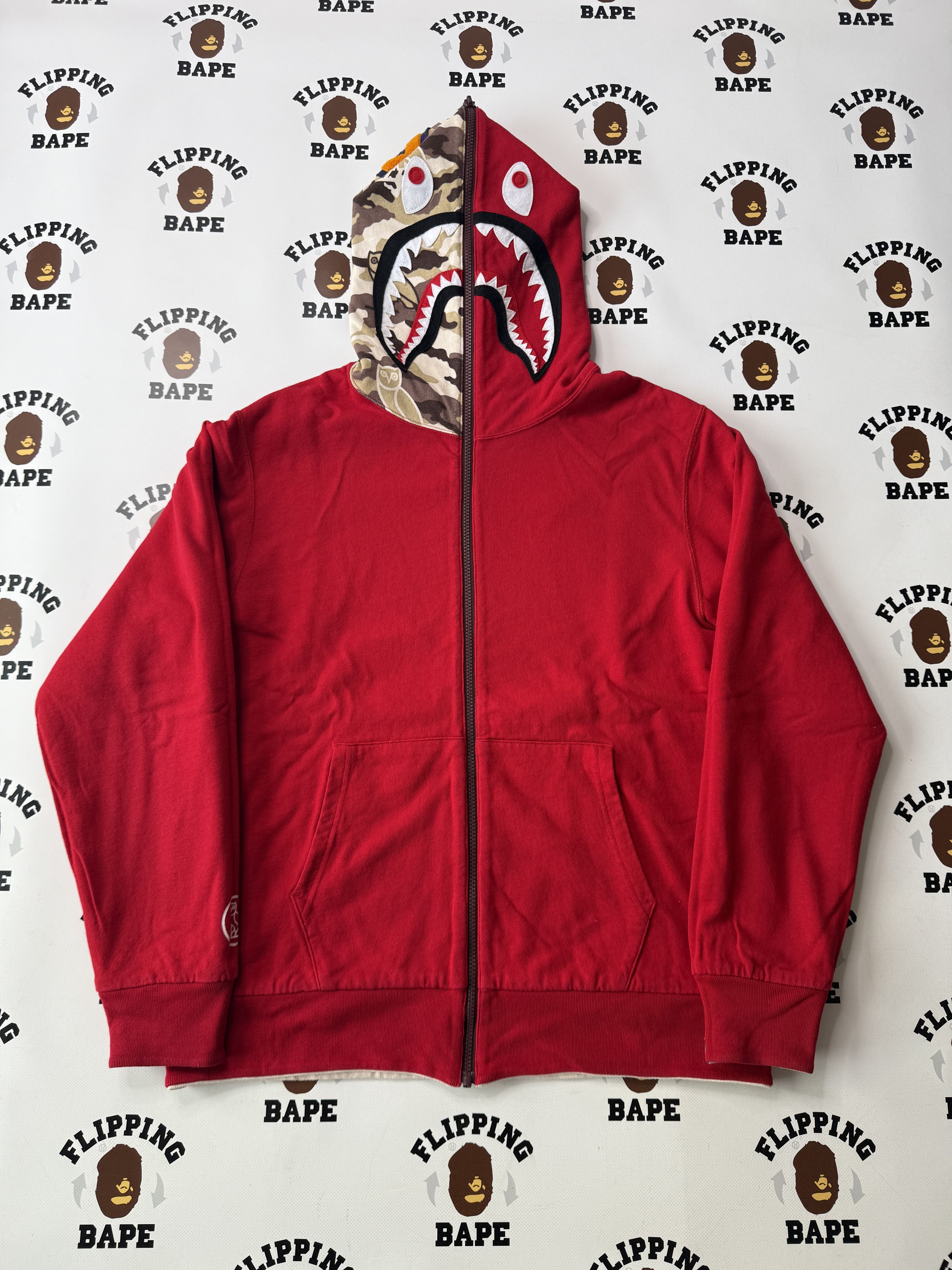 Bape BAPE X LIBERTY WALK KATO S15 SHARK FULL ZIP HOODIE | Grailed