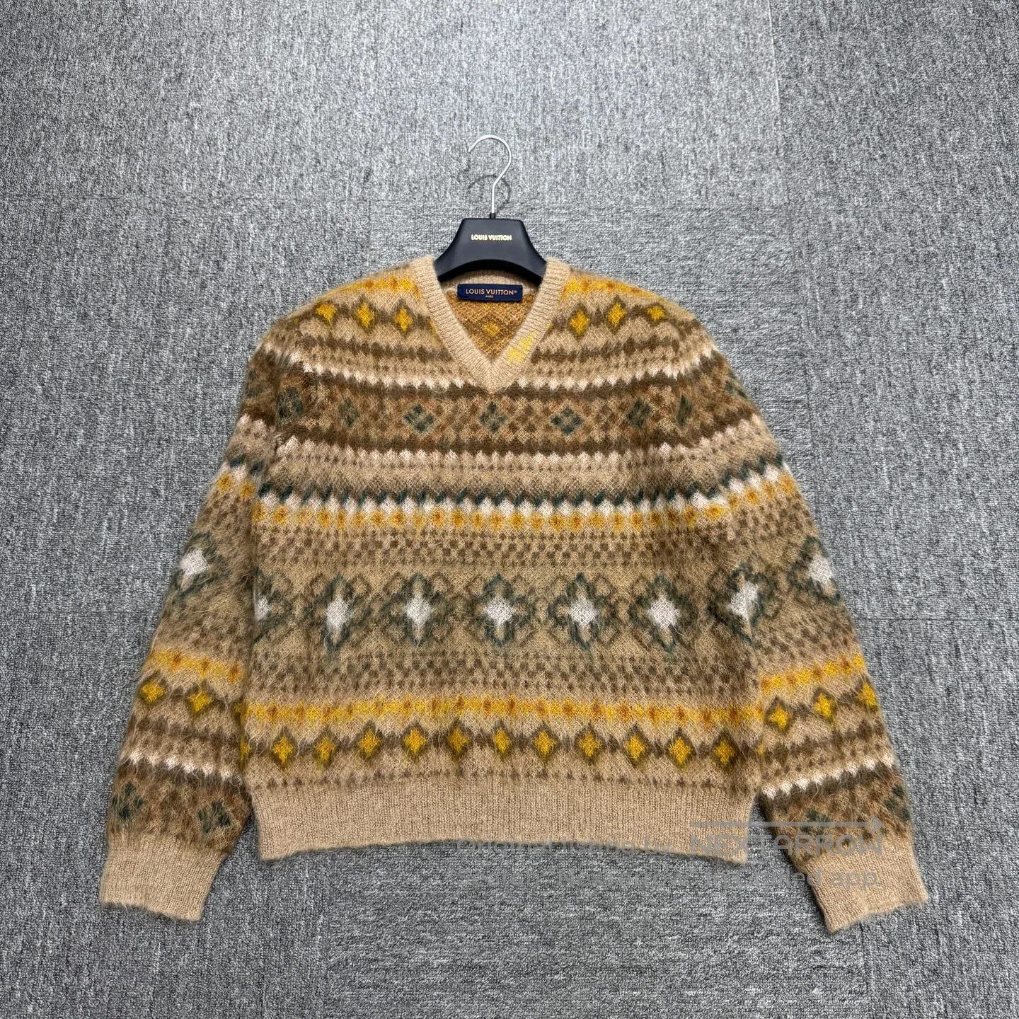 Louis Vuitton Louis Vuitton Fair Island pattern woolen knit sweater| Size US L / EU 52-54 / 3 - 2 Thumbnail