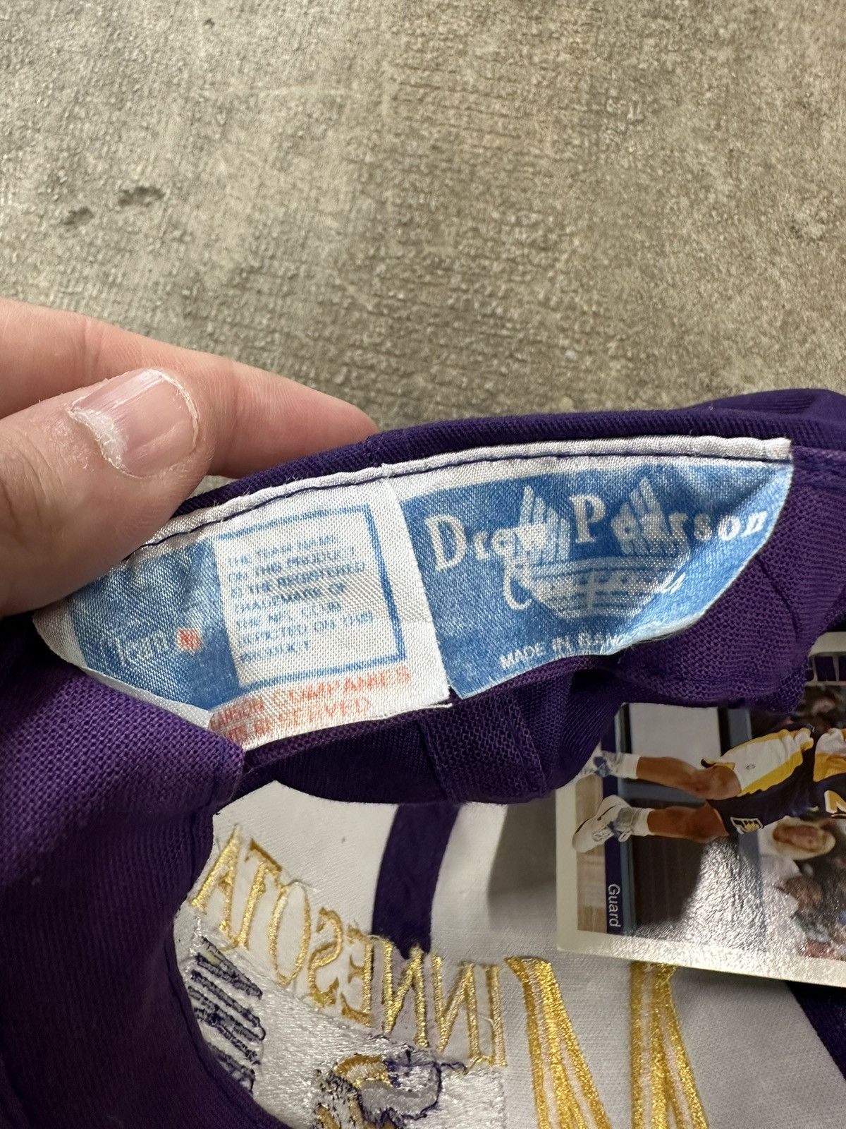 Drew Pearson Vintage 90s Drew Pearson Minnesota Vikings NFL Snapback Size ONE SIZE - 6 Thumbnail
