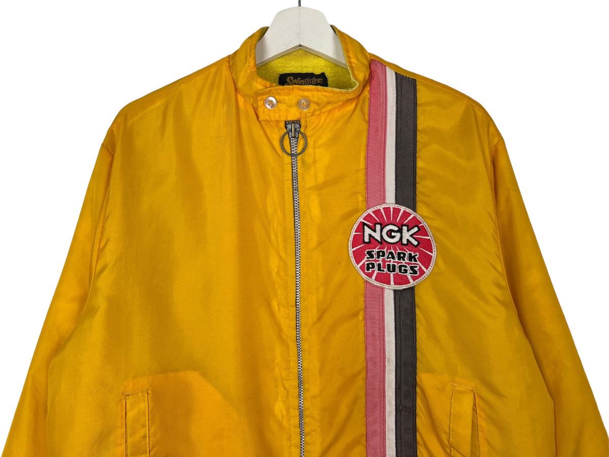 Swingster × Vintage 🔥 VINTAGE NGK SPARK PLUG RACING SWINGSTER JACKET USA MADE Size US M / EU 48-50 / 2 - 3 Thumbnail