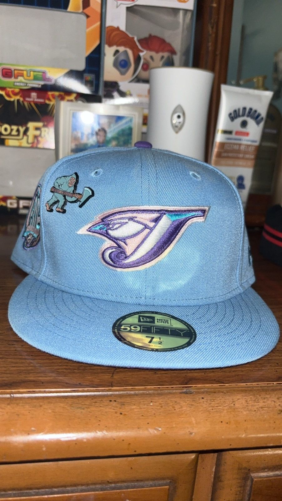 Hat Club × MLB × New Era Toronto Blue Jays MLB New Era Exclusive Fitted Hat Club Size ONE SIZE - 1 Thumbnail