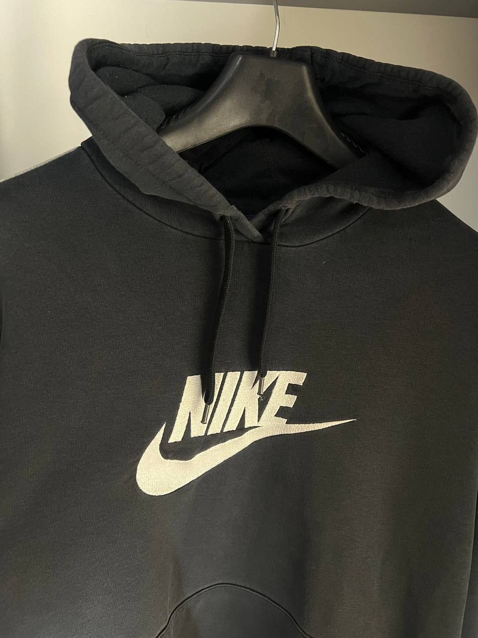 Nike VINTAGE NIKE BIG LOGO SWOOSH HOODIE RETRO DRILL Y2K 90s USA Size US XL / EU 56 / 4 - 3 Thumbnail