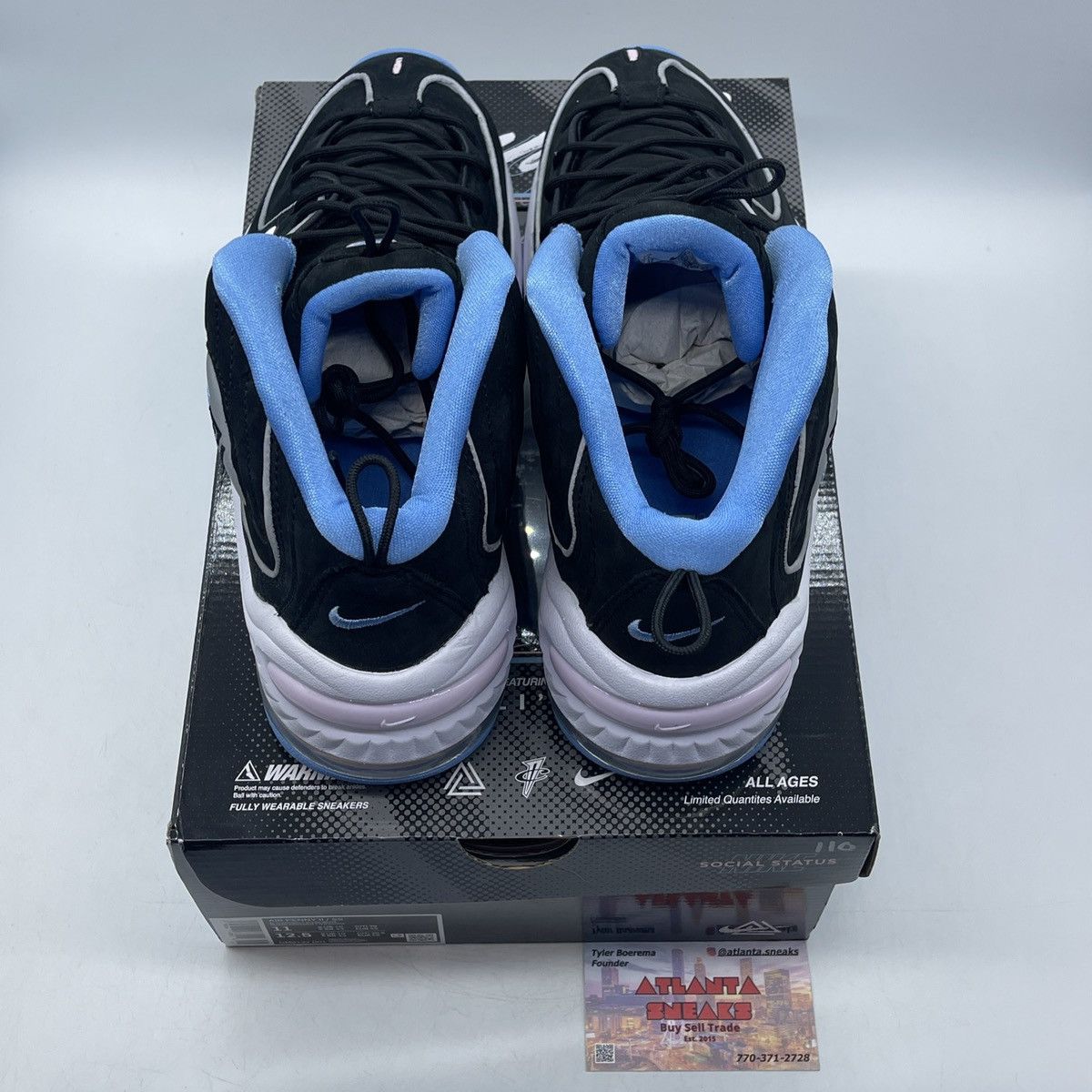 Nike Social status x air penny 2 playground black Size US 11 / EU 44 - 6 Thumbnail