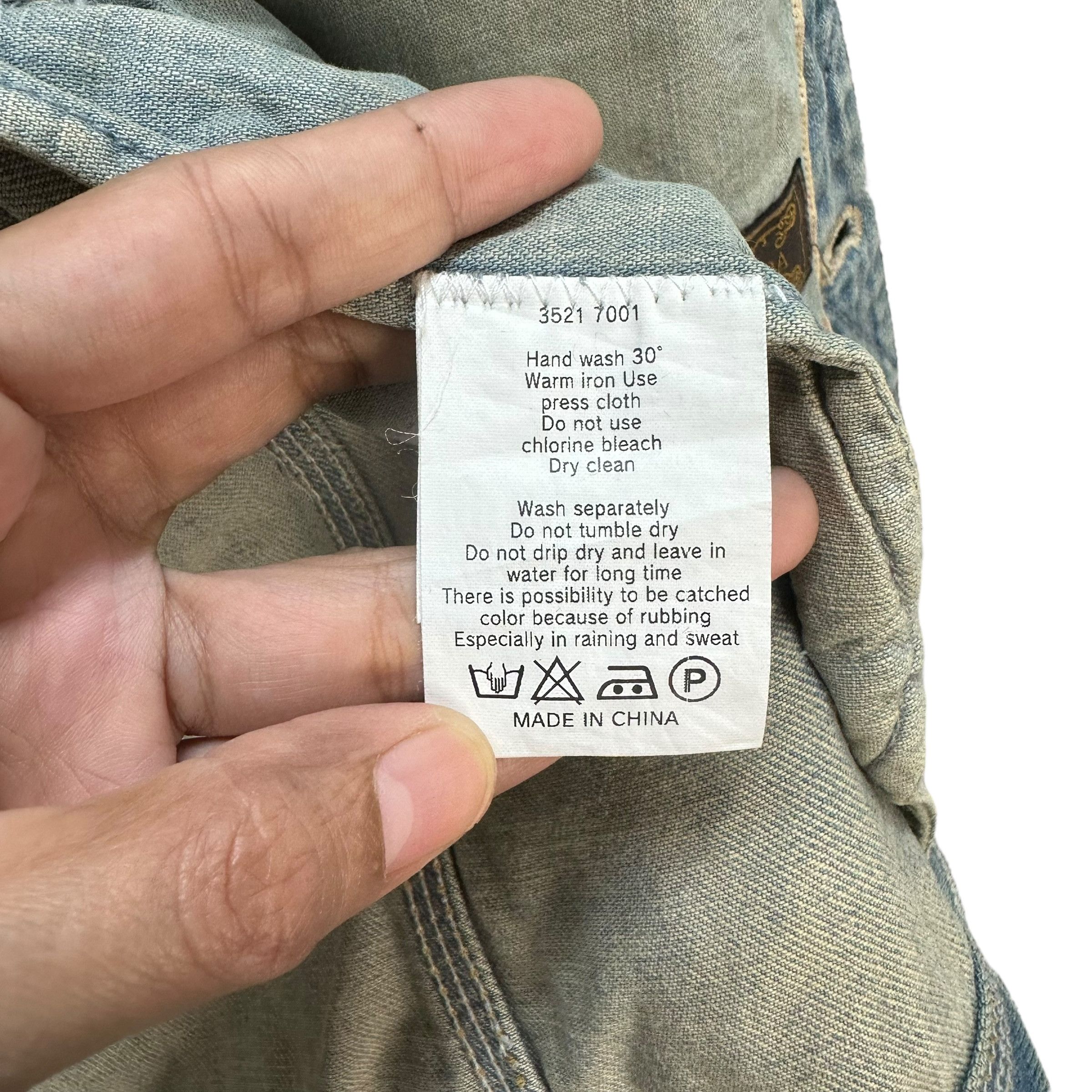 Japanese Brand GENUINE VINTAGE GOA DISTRESS FASHION DENIM JACKET #8764-025 Size US S / EU 44-46 / 1 - 12 Thumbnail