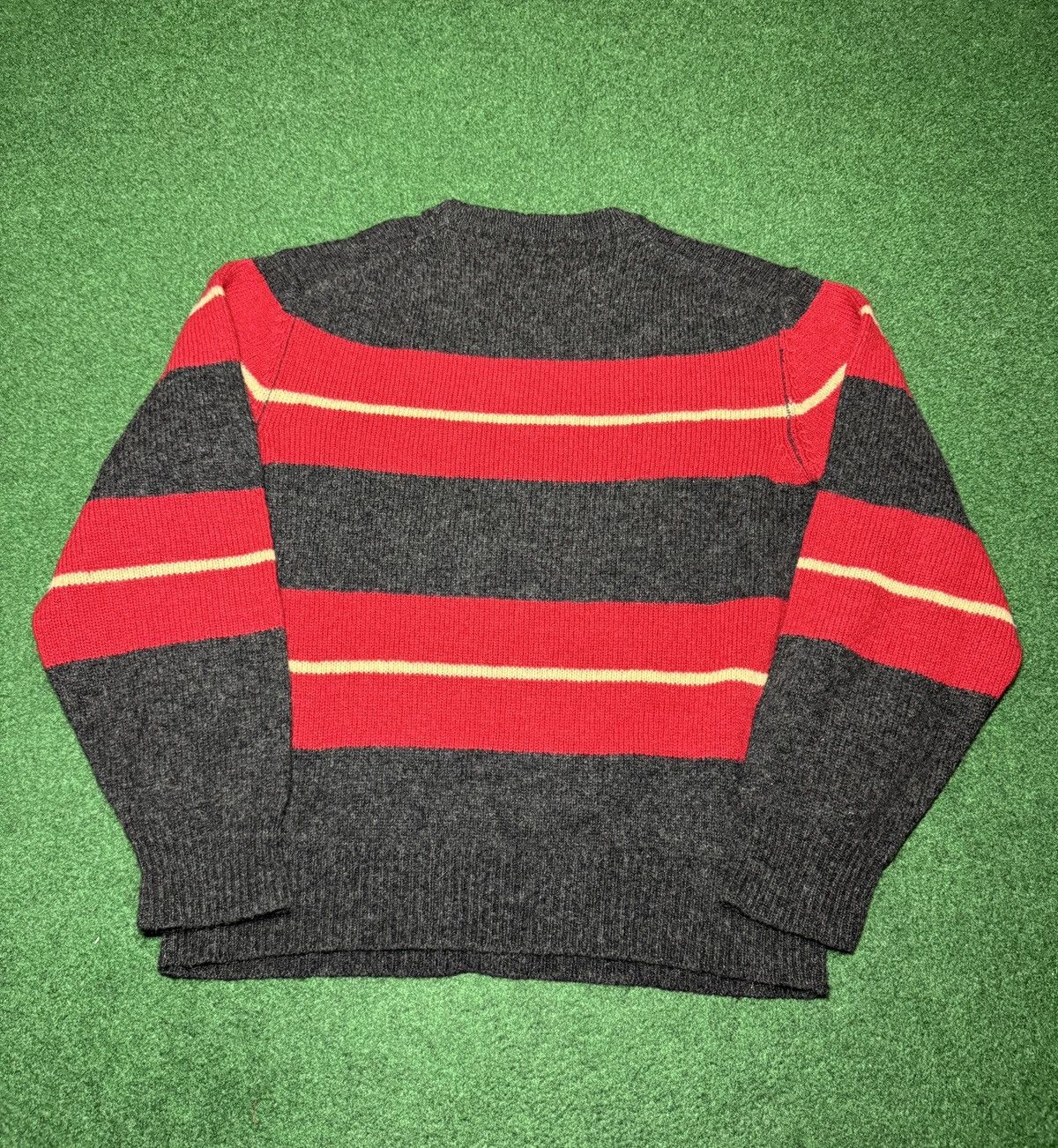 Eddie Bauer Vintage 90s Eddie Baur Wool Striped XL Crewneck Sweater Size US XL / EU 56 / 4 - 4 Thumbnail