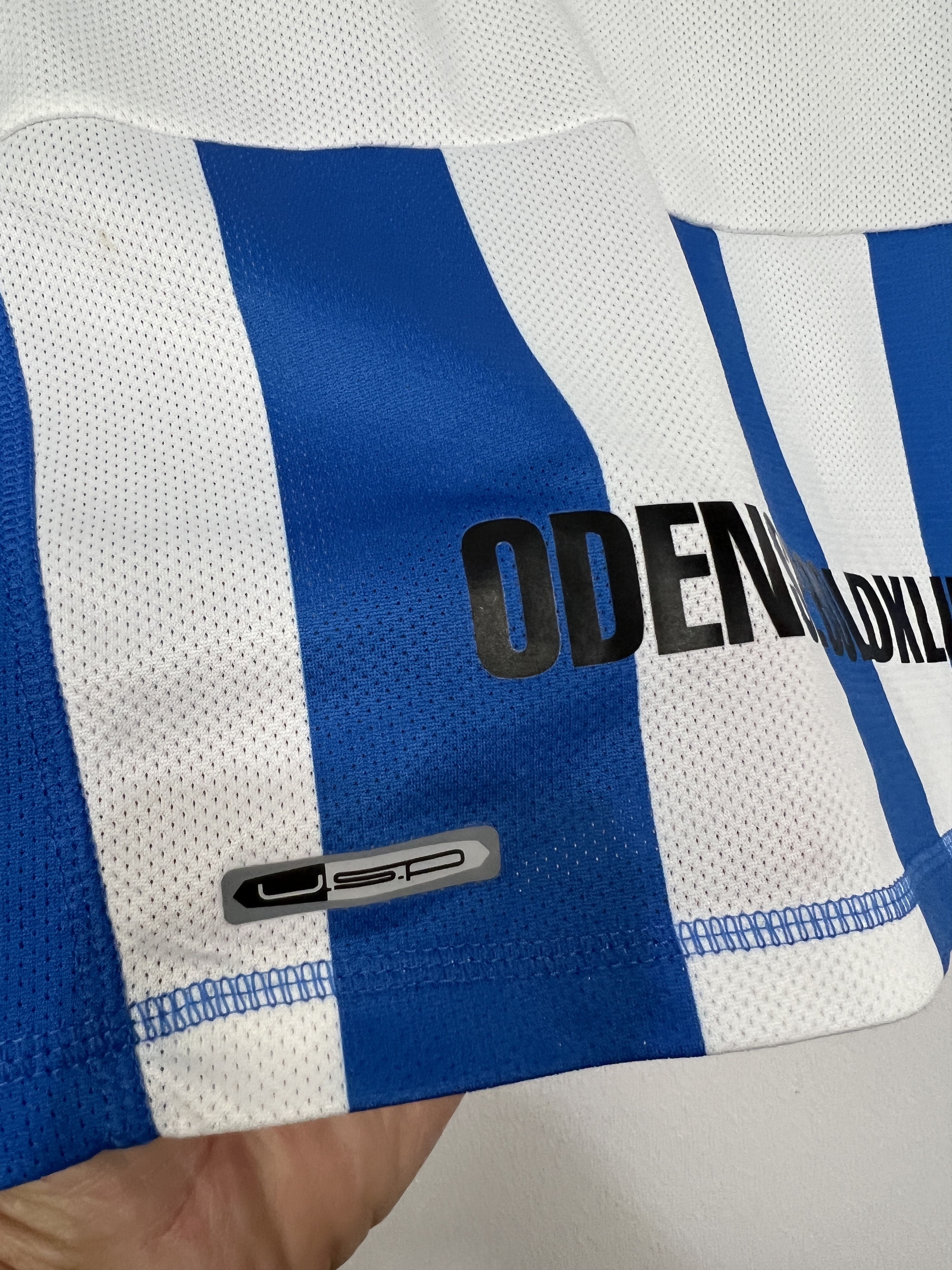 Puma Odense BK Home football shirt 2011 Soccer #7 Larsen Jersey Size US XXL / EU 58 / 5 - 4 Thumbnail