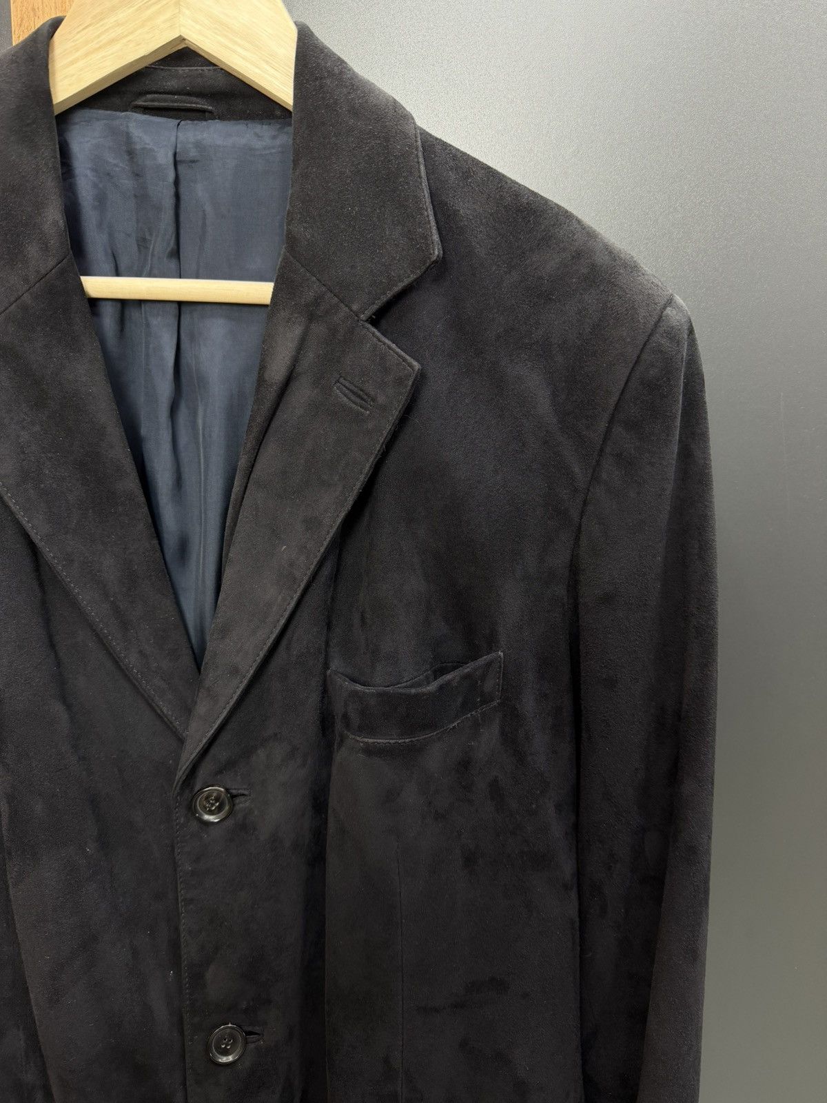 Mandelli Enrico Mandelli Suede Leather Blazer Jacket Size 48 Size US M / EU 48-50 / 2 - 5 Thumbnail