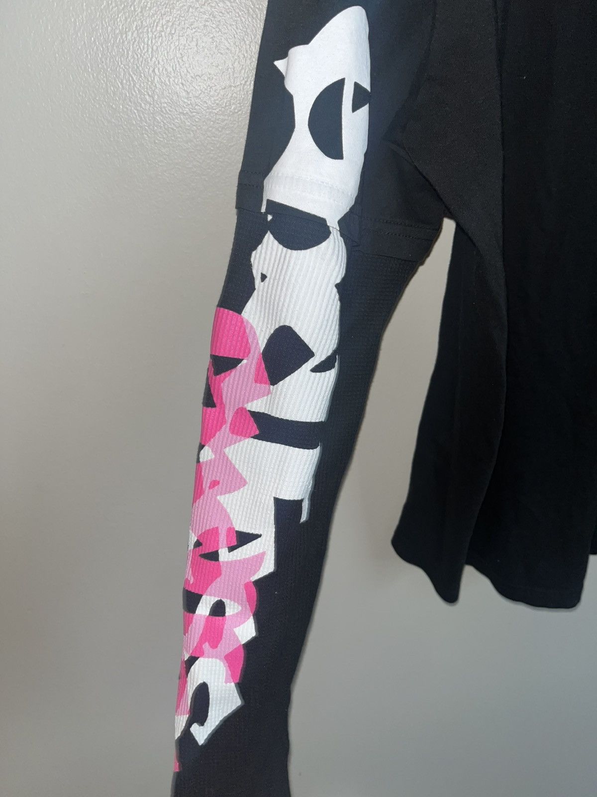Endless Endless Denim Black/Pink Long Sleeve Thermal Tee Size US M / EU 48-50 / 2 - 4 Thumbnail