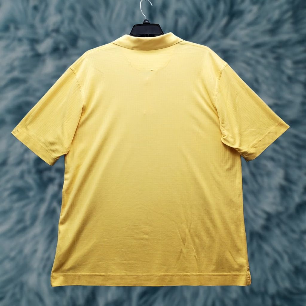 Cutter & Buck Cutter & Buck Polo Shirt Mens 2XL Yellow Collared CB Dry Tec Pony Logo Popover Shirt Mens 2XL Yellow Size US XXL / EU 58 / 5 - 1 Thumbnail