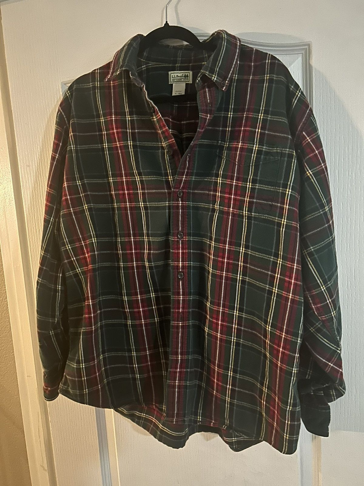 L.L. Bean × Vintage LL bean flannel red and green Size US XL / EU 56 / 4 - 1 Thumbnail