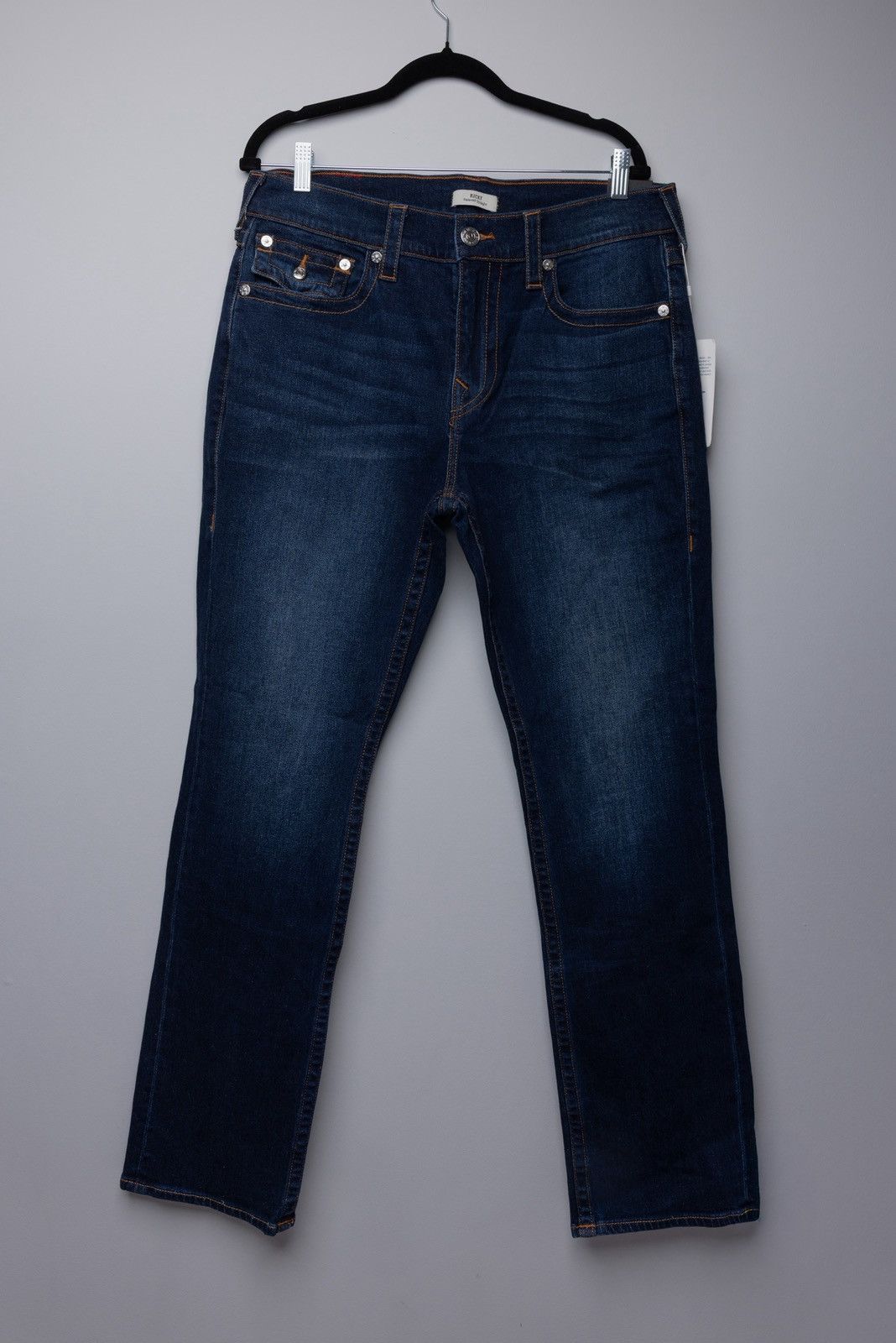 True Religion True Religion Ricky Relaxed Straight Jeans New With Tags Size US 33 - 1 Thumbnail