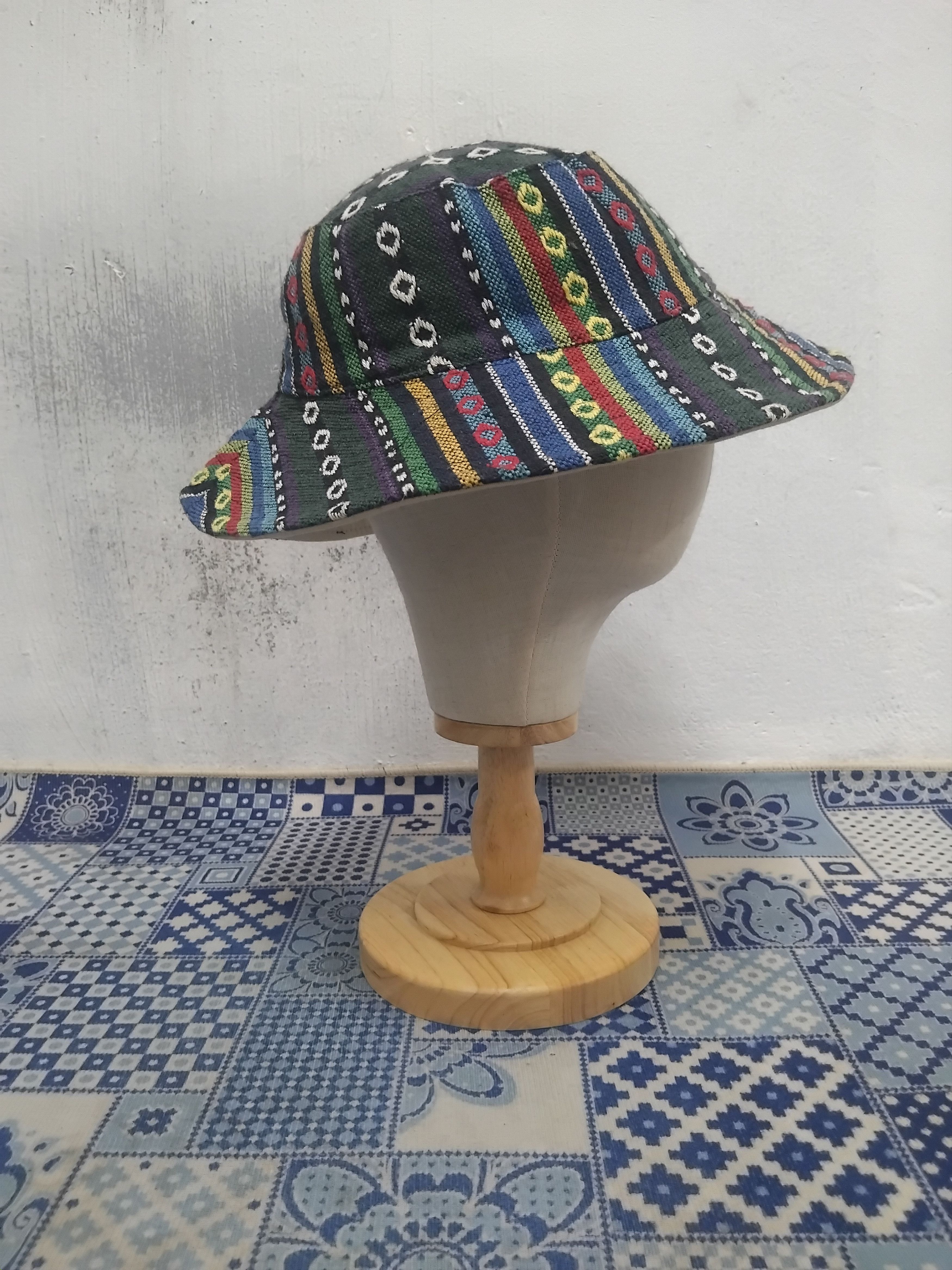 Japanese Brand Navajo streetwear style harajuku hat Size ONE SIZE - 5 Thumbnail