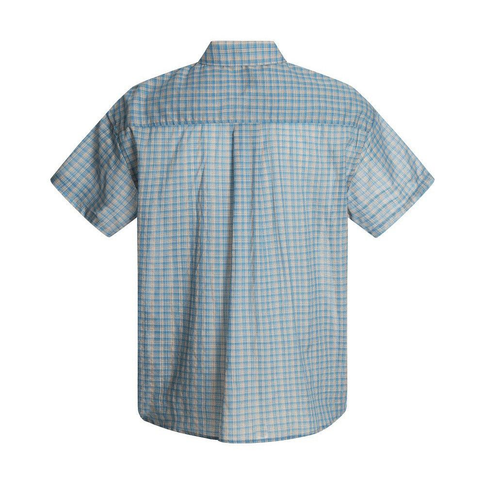 Japanese Brand × Vintage Men's Japanese loose plaid lapel casual short-sleeved shirt Size US M / EU 48-50 / 2 - 2 Thumbnail