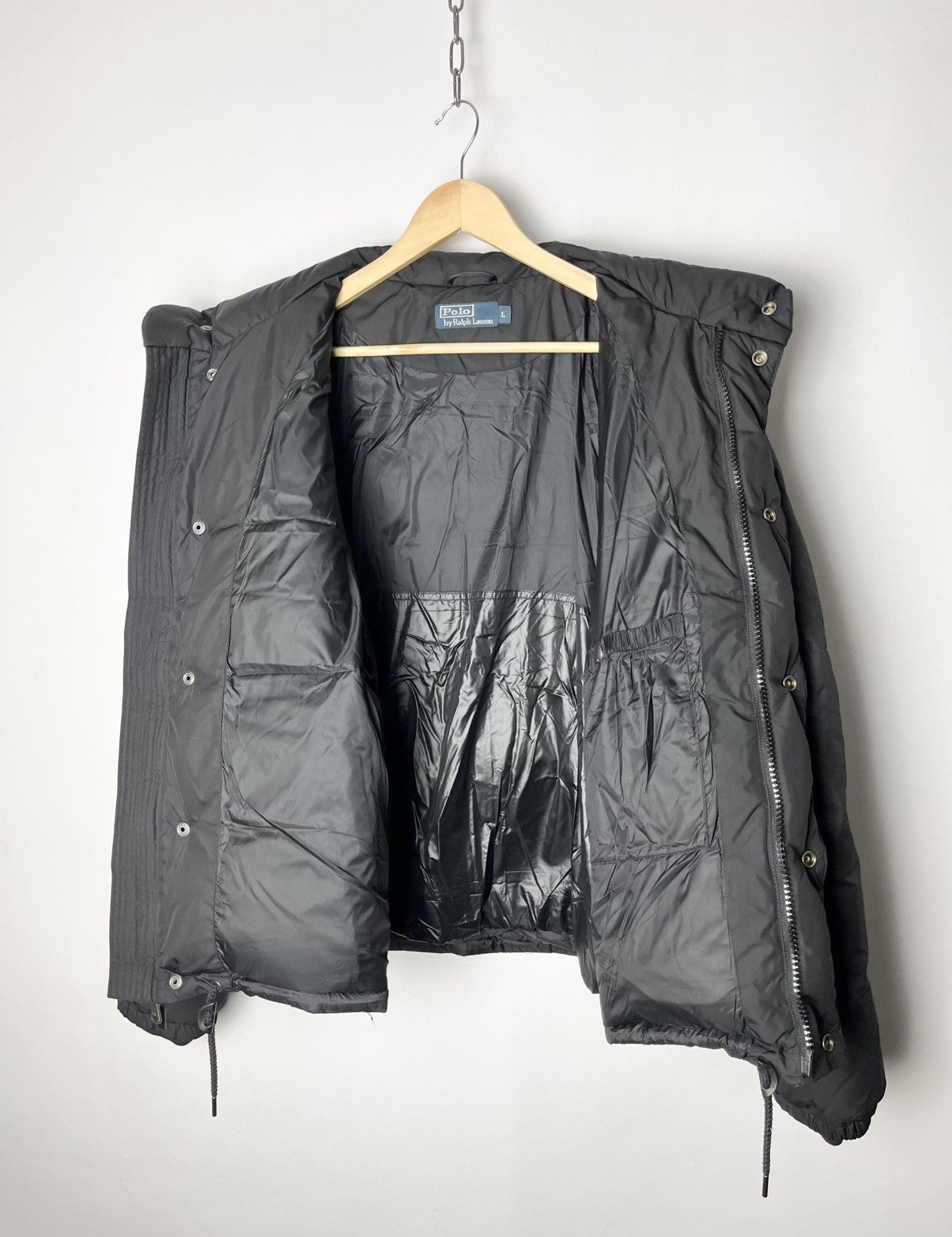 Polo Ralph Lauren Vintage Black Puffer Polo Raplh Lauren Size US L / EU 52-54 / 3 - 4 Thumbnail
