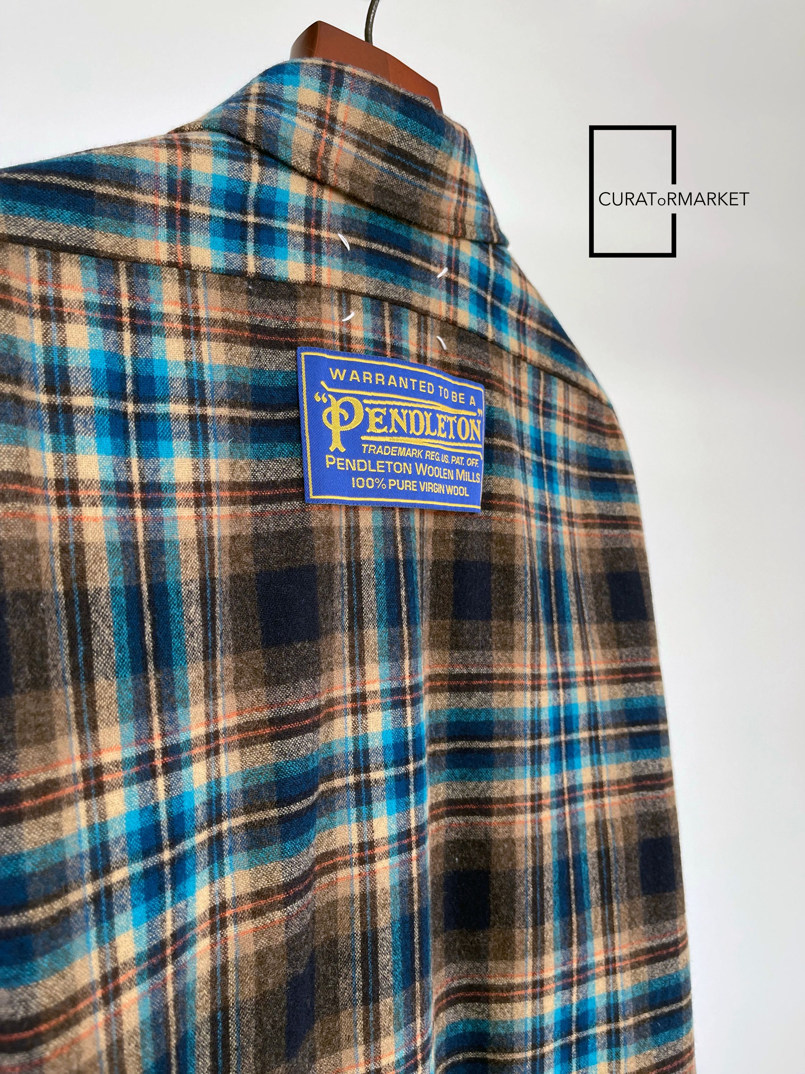 Maison Margiela EU50 RARE Pendleton Wool Flannel Plaid Snap Back Stitch SS24 Size US M / EU 48-50 / 2 - 1 Thumbnail