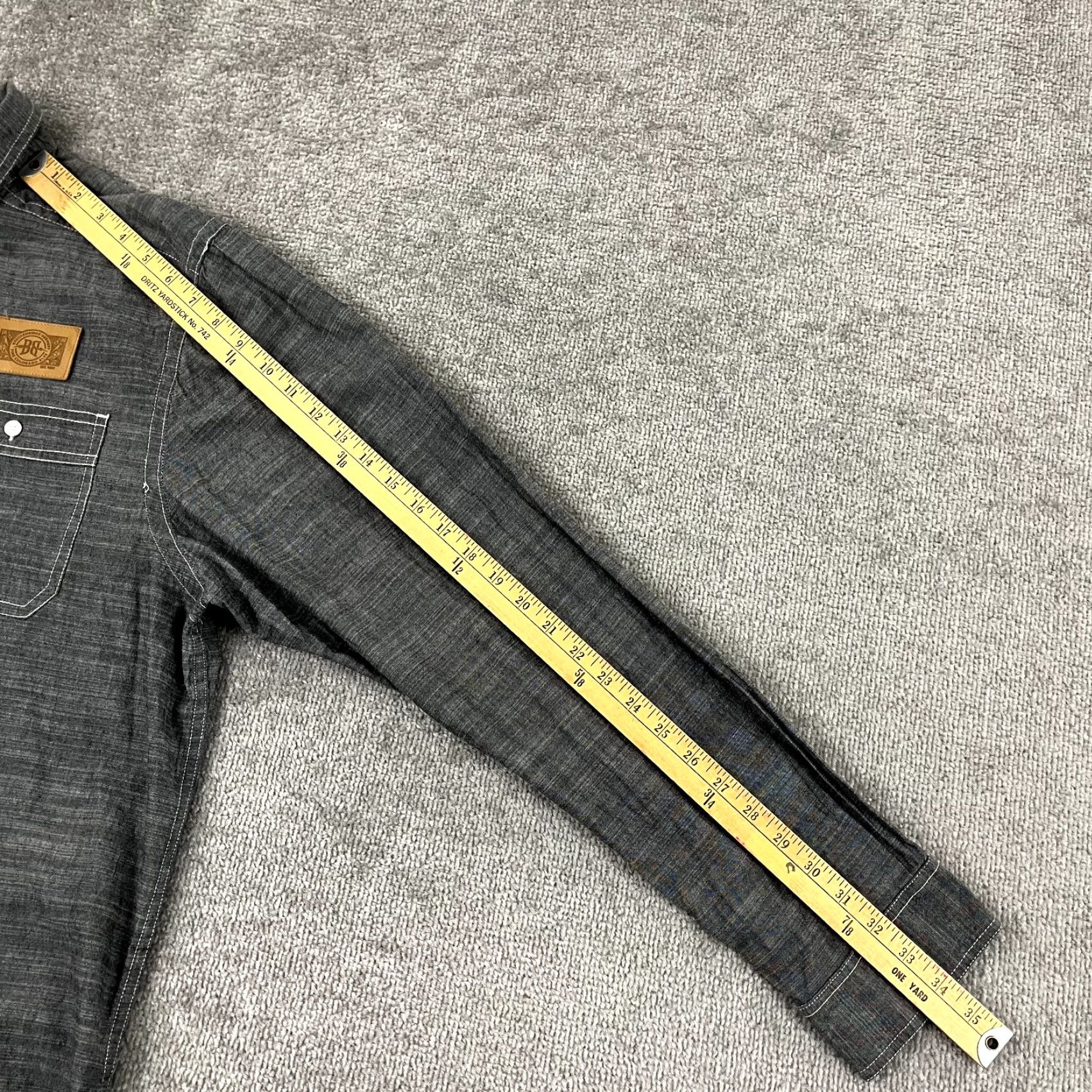 KAVU KAVU Shirt Mens Extra Large Gray Button Up Hiking Breckenridge Brewery Colorado Size US XL / EU 56 / 4 - 6 Thumbnail