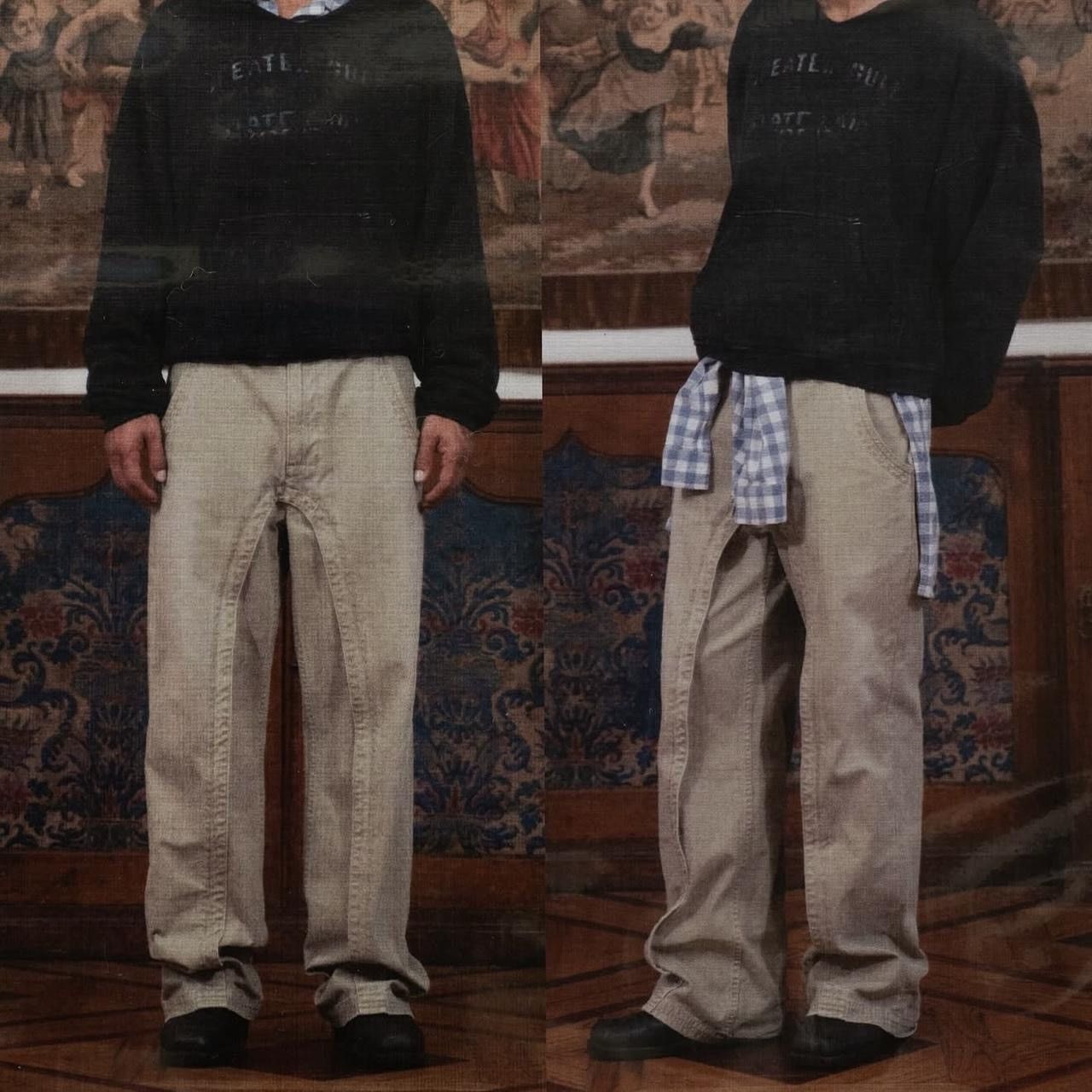 Other Arran Studios Herringbone Trousers Size US 32 / EU 48 - 3 Thumbnail