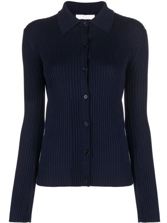 Chloe CHLOE Women Polo Shirts CHC22AMC03 6504C4 Blue Size XS / US 0-2 / IT 36-38 - 1 Thumbnail