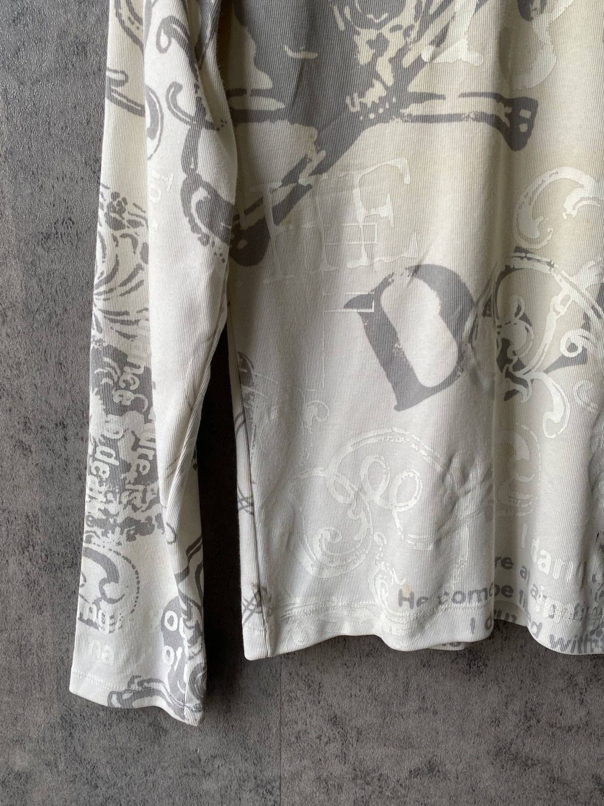 Japanese Brand × Seditionaries Nicole Club For Men Skulls Poem Fullprint Design Long Sleeve Size US S / EU 44-46 / 1 - 5 Thumbnail