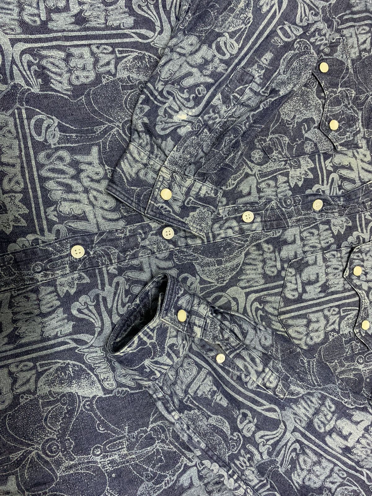 Paul Smith 🔥RARE🔥 90s PAUL SMITH BUTTON UP SEXY FULL PRINT Size US XL / EU 56 / 4 - 6 Thumbnail