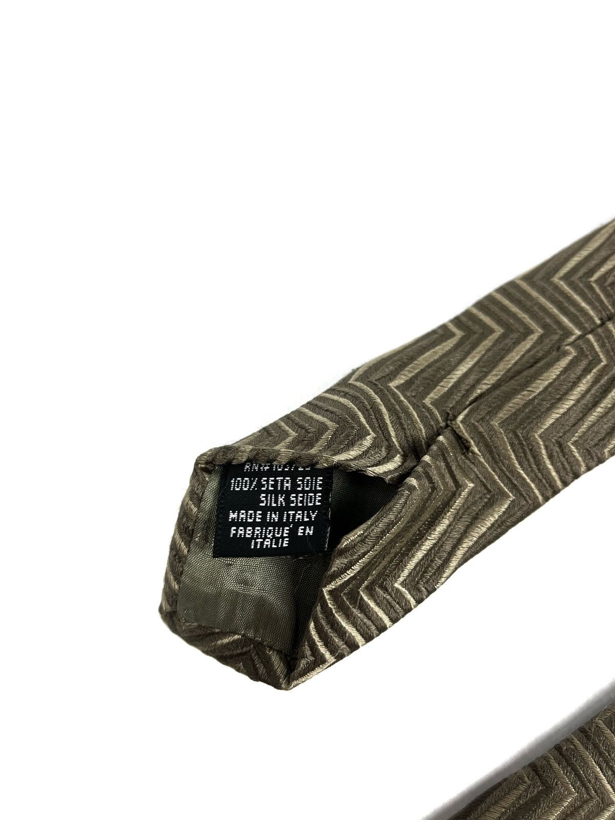 Giorgio Armani Giorgio Armani tie 100% silk cravatte striped style Size ONE SIZE - 5 Thumbnail
