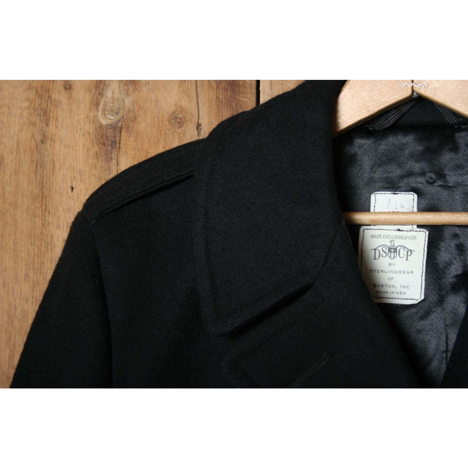 Vintage VINTAGE Sterlingwear Navy Blue Wool Peacoat Women 18S Short 100% Wool Blues Pea Coat Womens XS-XL Size XXL / US 16-18 / IT 52-54 - 2 Thumbnail