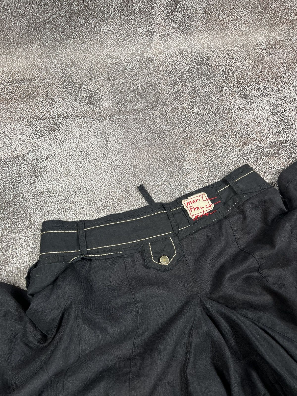 Marithe + Francois Girbaud Marithe Francois Girbaud Oversized batman linen skirt y2k Size 30" / US 8 / IT 44 - 5 Thumbnail
