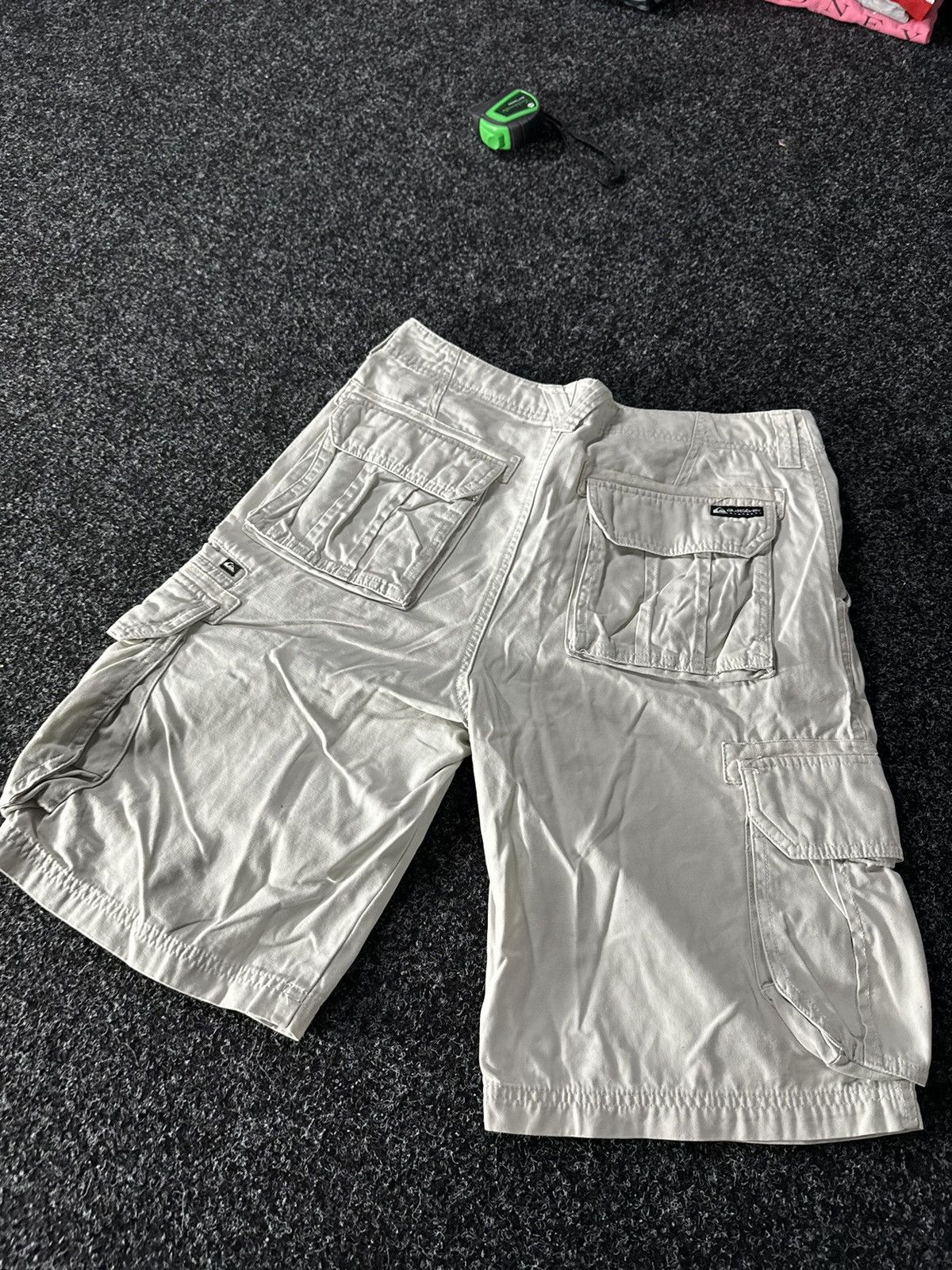Quiksilver × Vintage 🚨Vintage Quicksilver CARGO BEIGE Japanese Surf style Shorts Size US 32 / EU 48 - 8 Thumbnail
