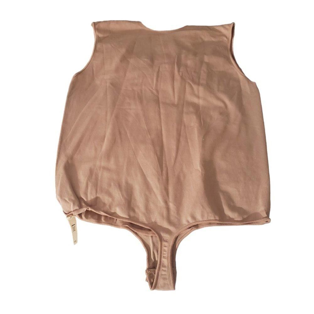 Designer CT762 Skims NWOT Essential Crew Neck Bodysuit Thong Sienna Size XXL / US 16-18 / IT 52-54 - 3 Thumbnail