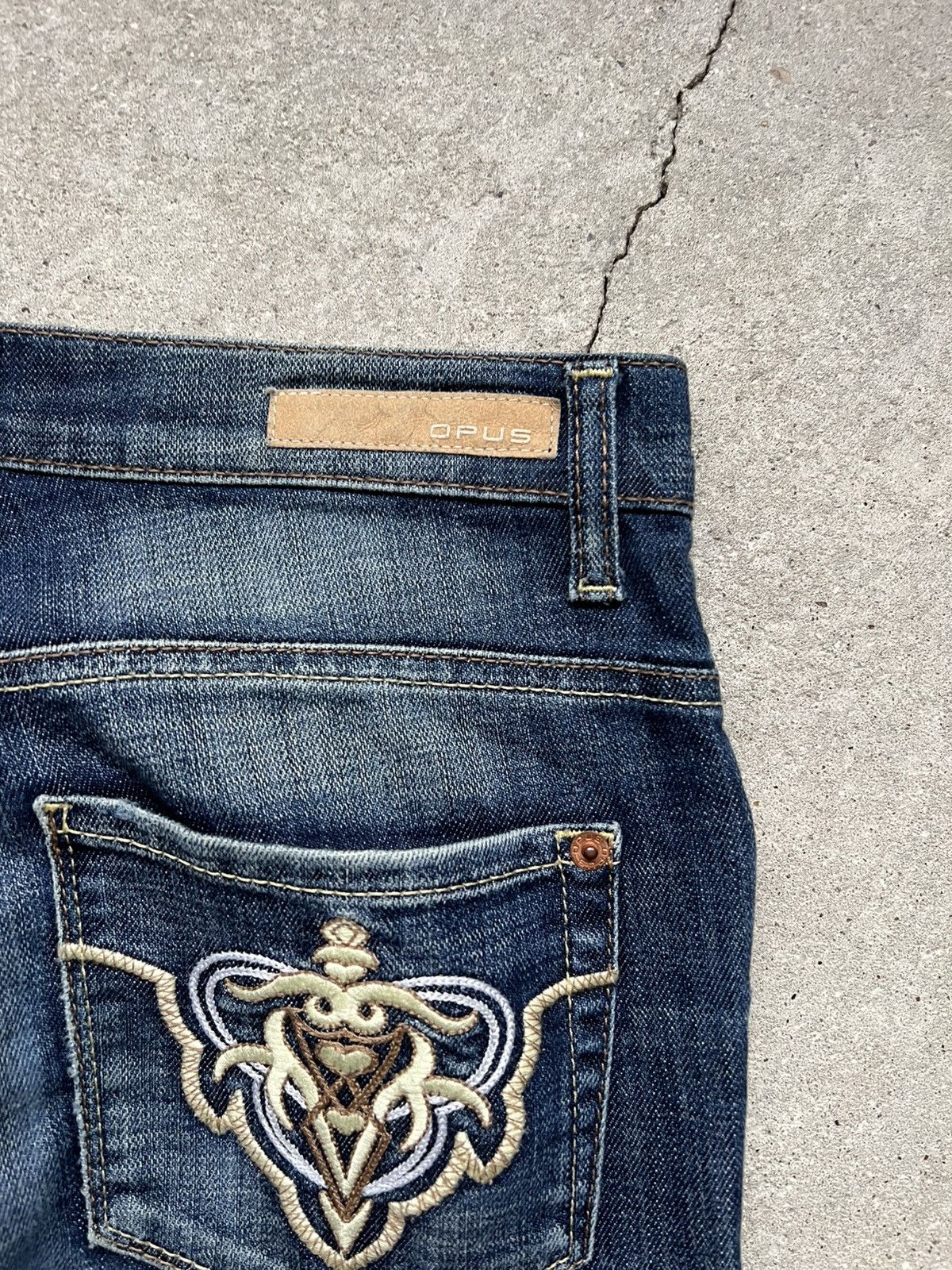 Hysteric Glamour × If Six Was Nine × Le Grande Bleu (L.G.B.) Rare Y2K Flared Opium jeans IfSixWasNine LGB style Junya Size 25" / US 0 / IT 36 - 5 Thumbnail