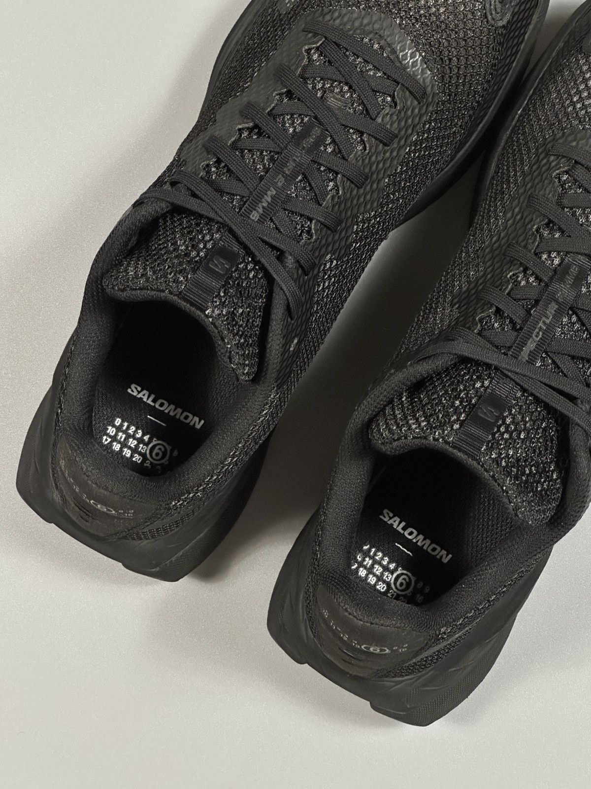 Maison Margiela × Salomon Maison Margiela MM6 x Salomon Spectur 2 Mesh Sneakers Black Size US 11.5 / EU 44-45 - 8 Thumbnail